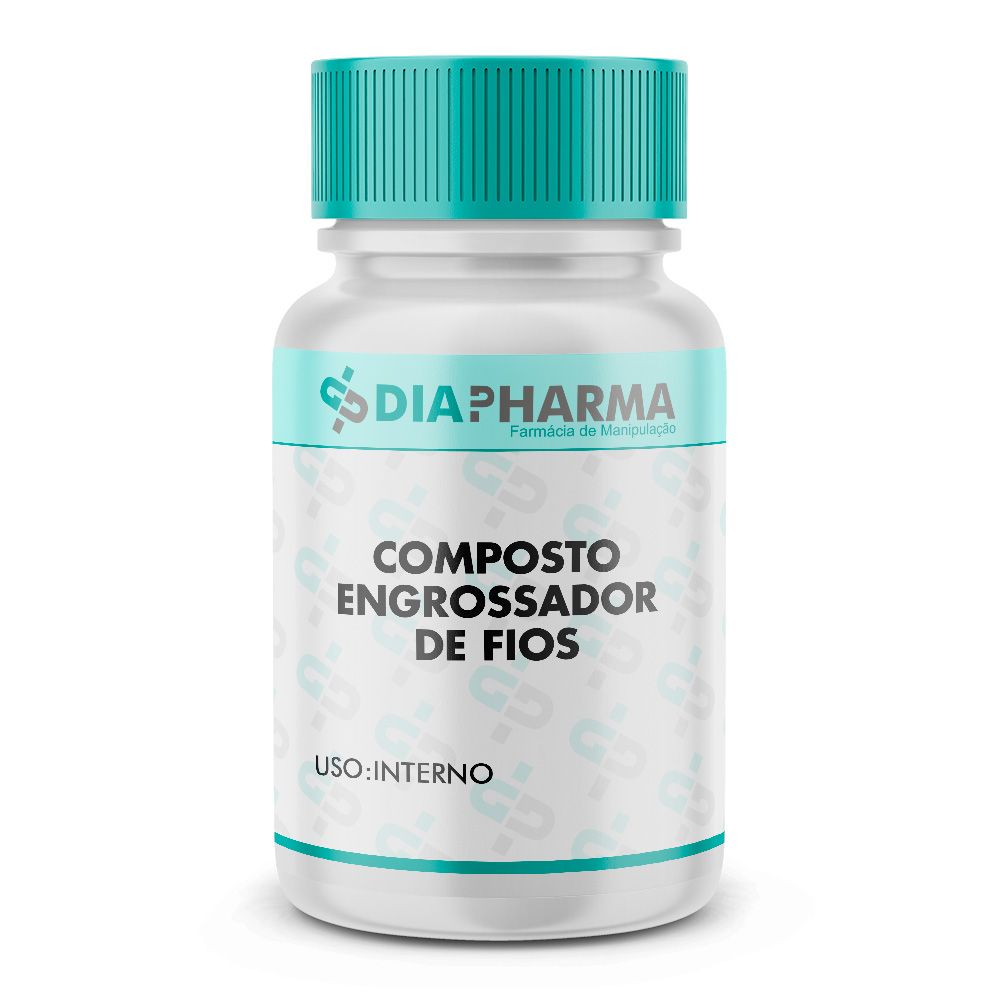 Composto engrossador de fios 60 Cápsulas