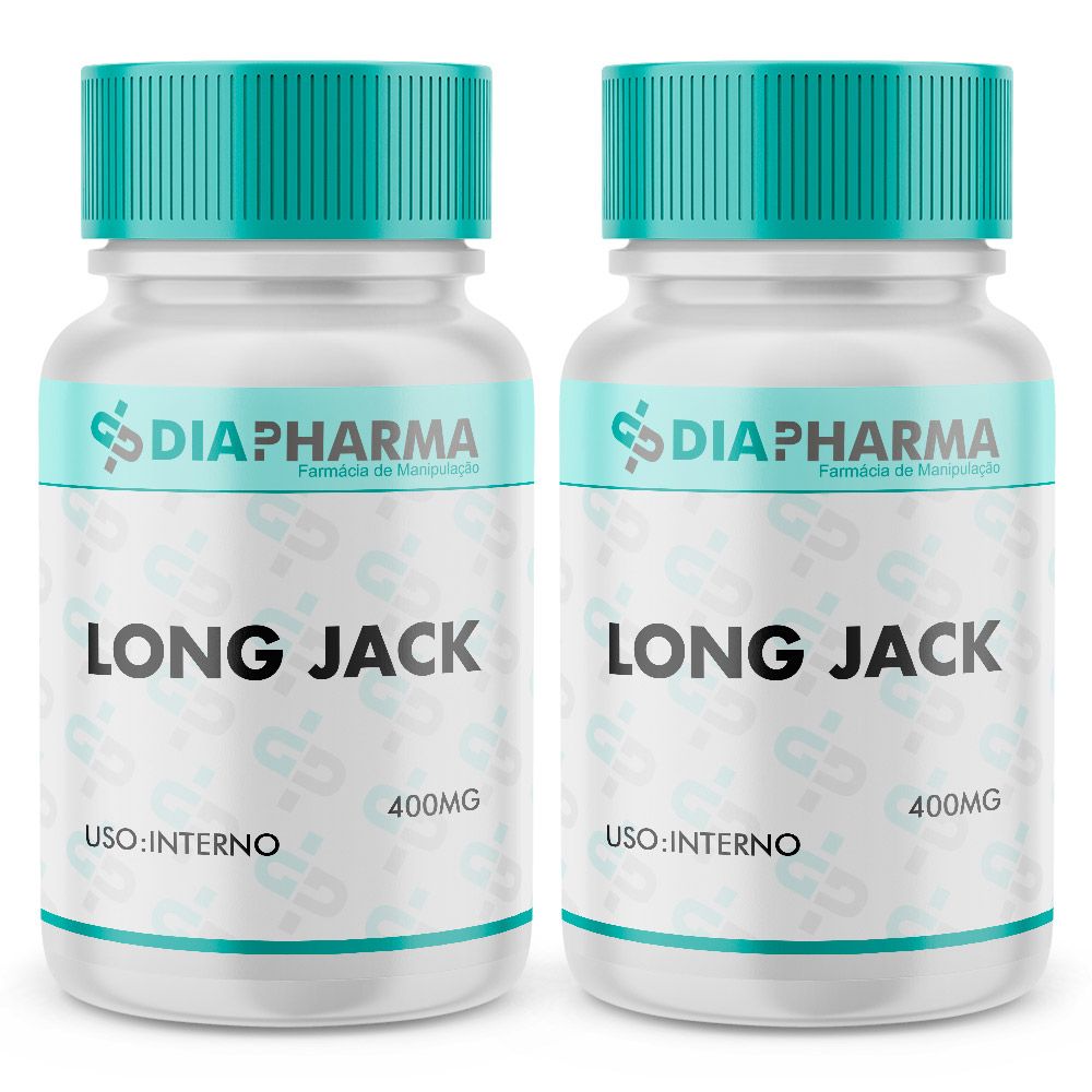 Kit 2 Long Jack 400mg 30 Cápsulas
