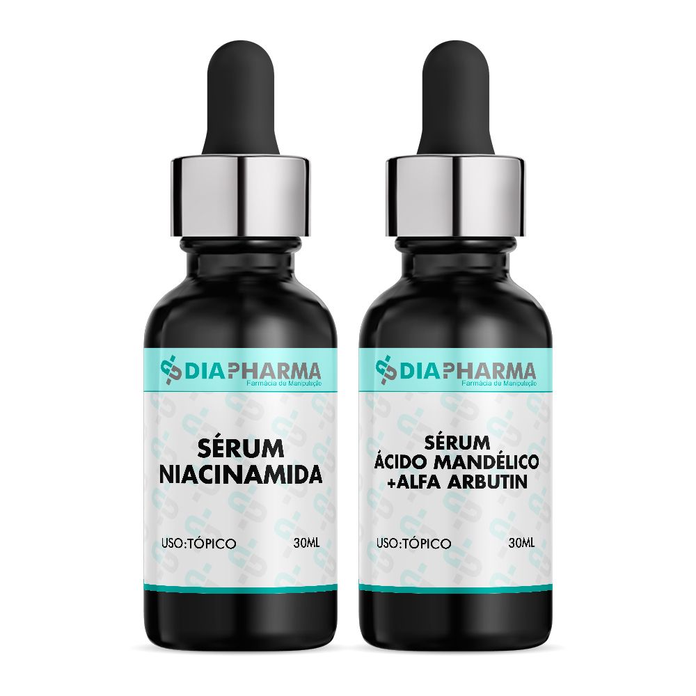 Kit Sérum Facial Niacinamida + Mandélico