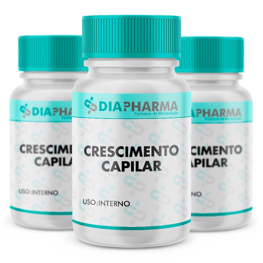 Kit 3 Vitaminas para Crescimento Capilar 30 Cápsulas