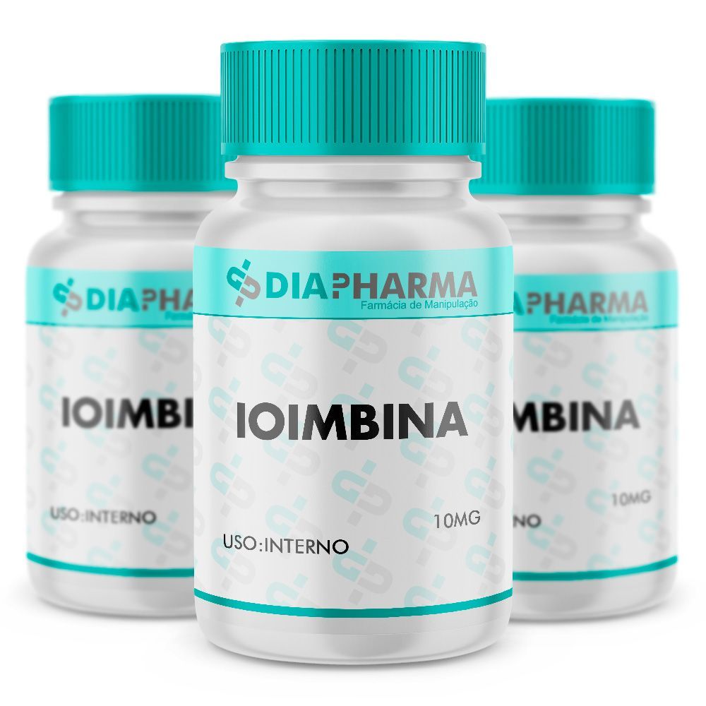 Kit 3 Ioimbina 10mg - Uso profissional 30 Cápsulas