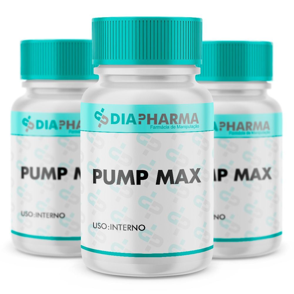 Kit 3 Pump Max - Composto Vasodilatador 30 Doses