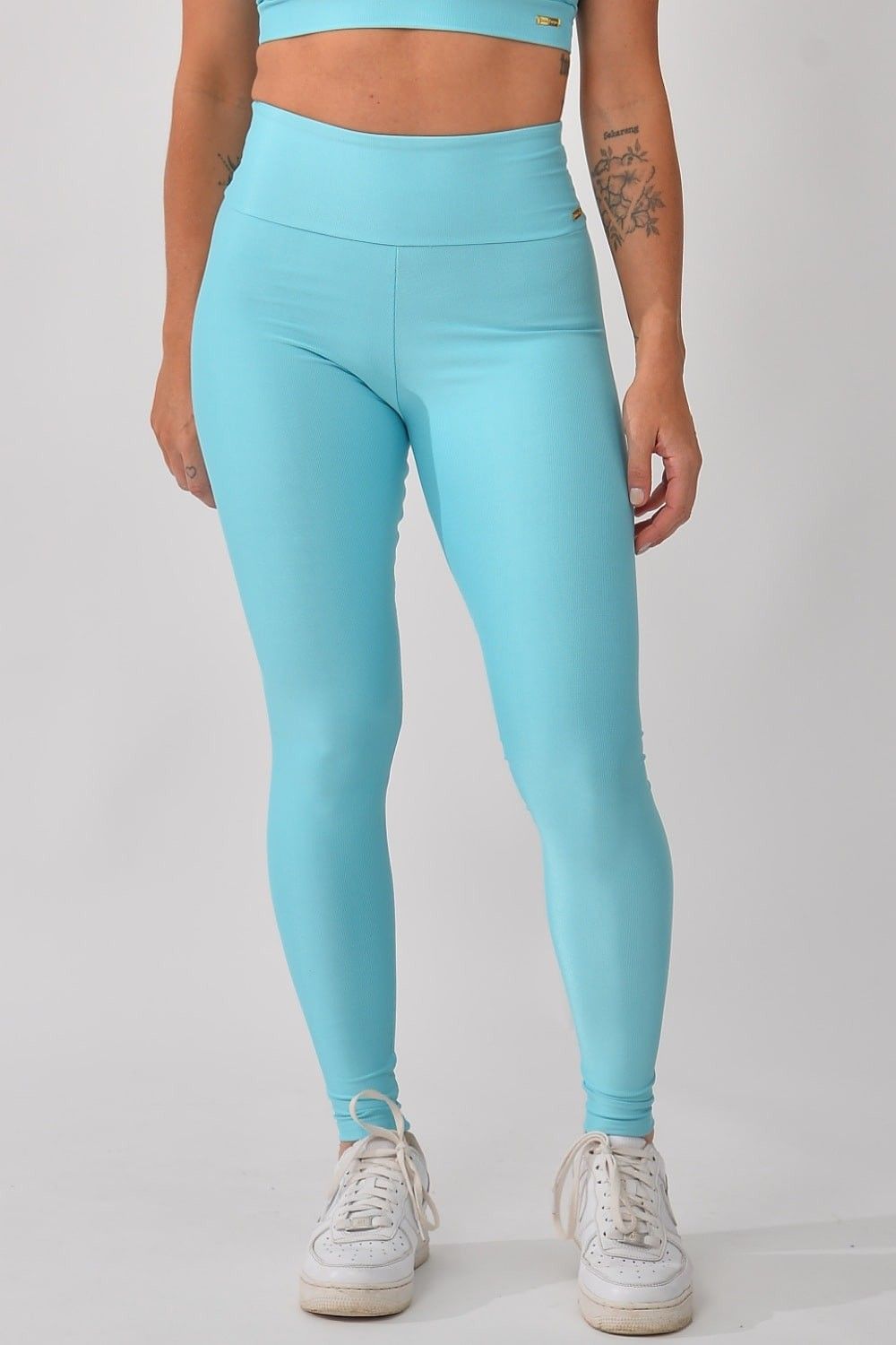 Legging Fitness Cintura Alta Azul Lusty