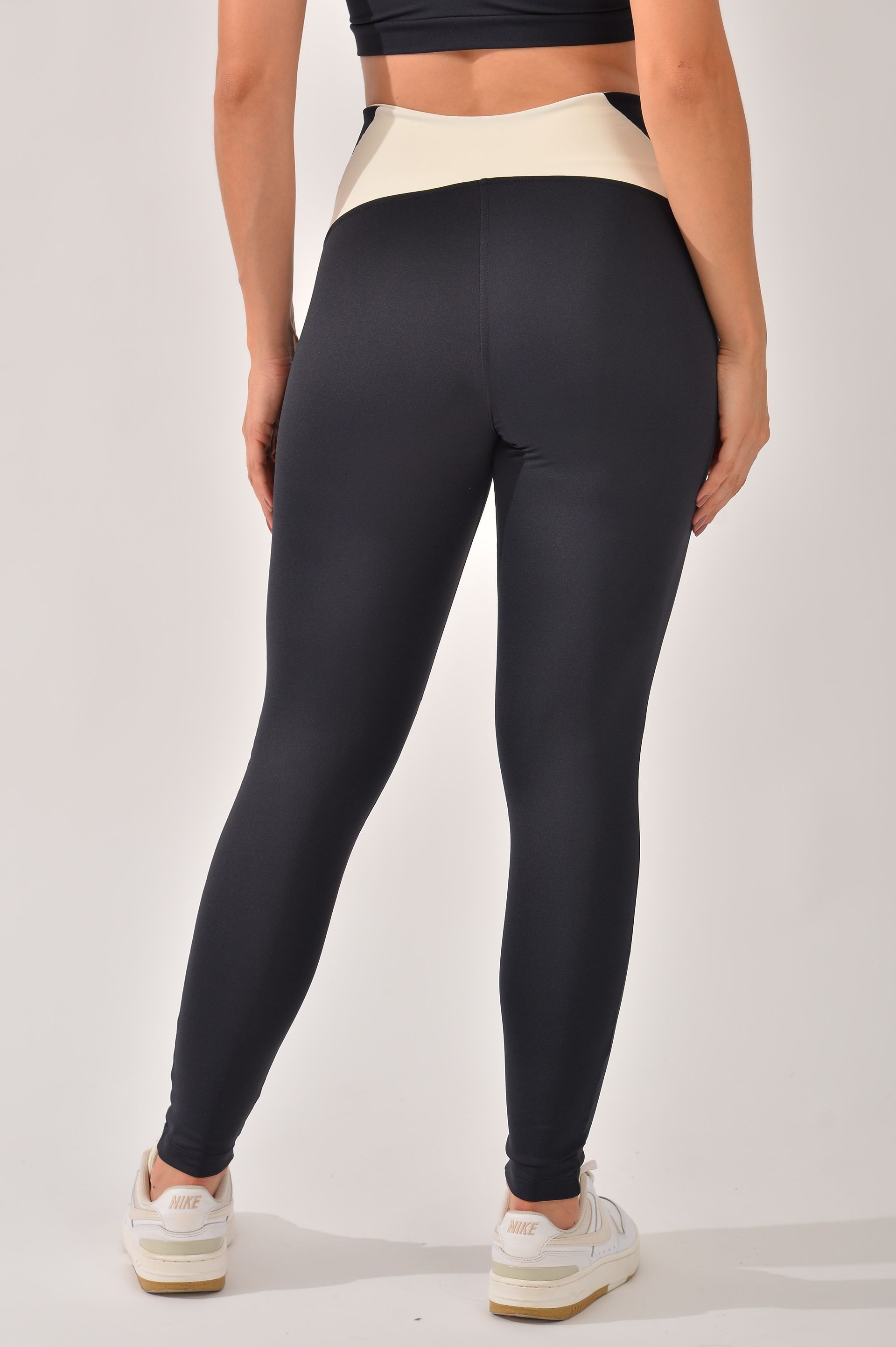 Legging Fitness Cintura Alta Preto Essence