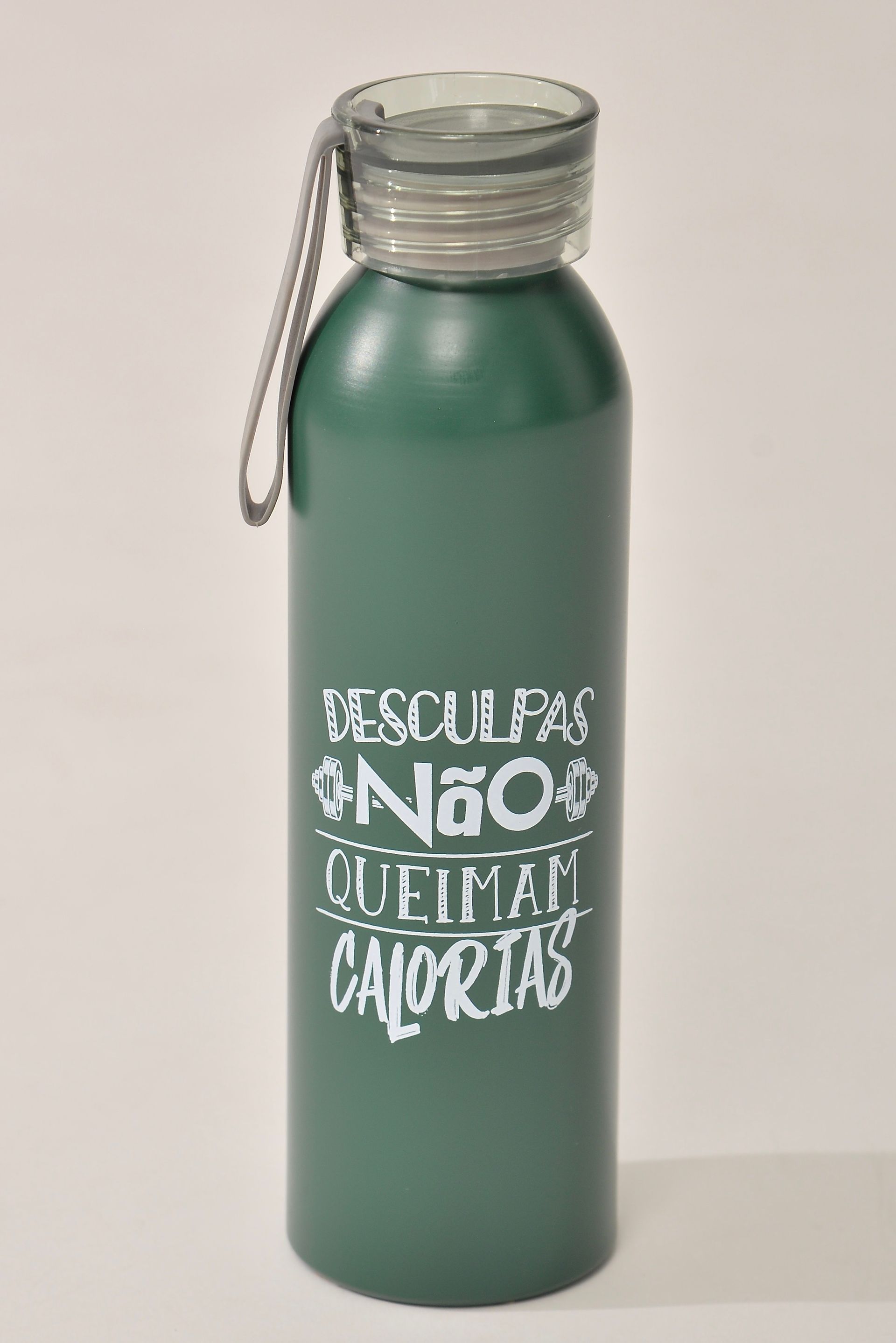 Garrafa Squeeze Alumínio 650ml Verde