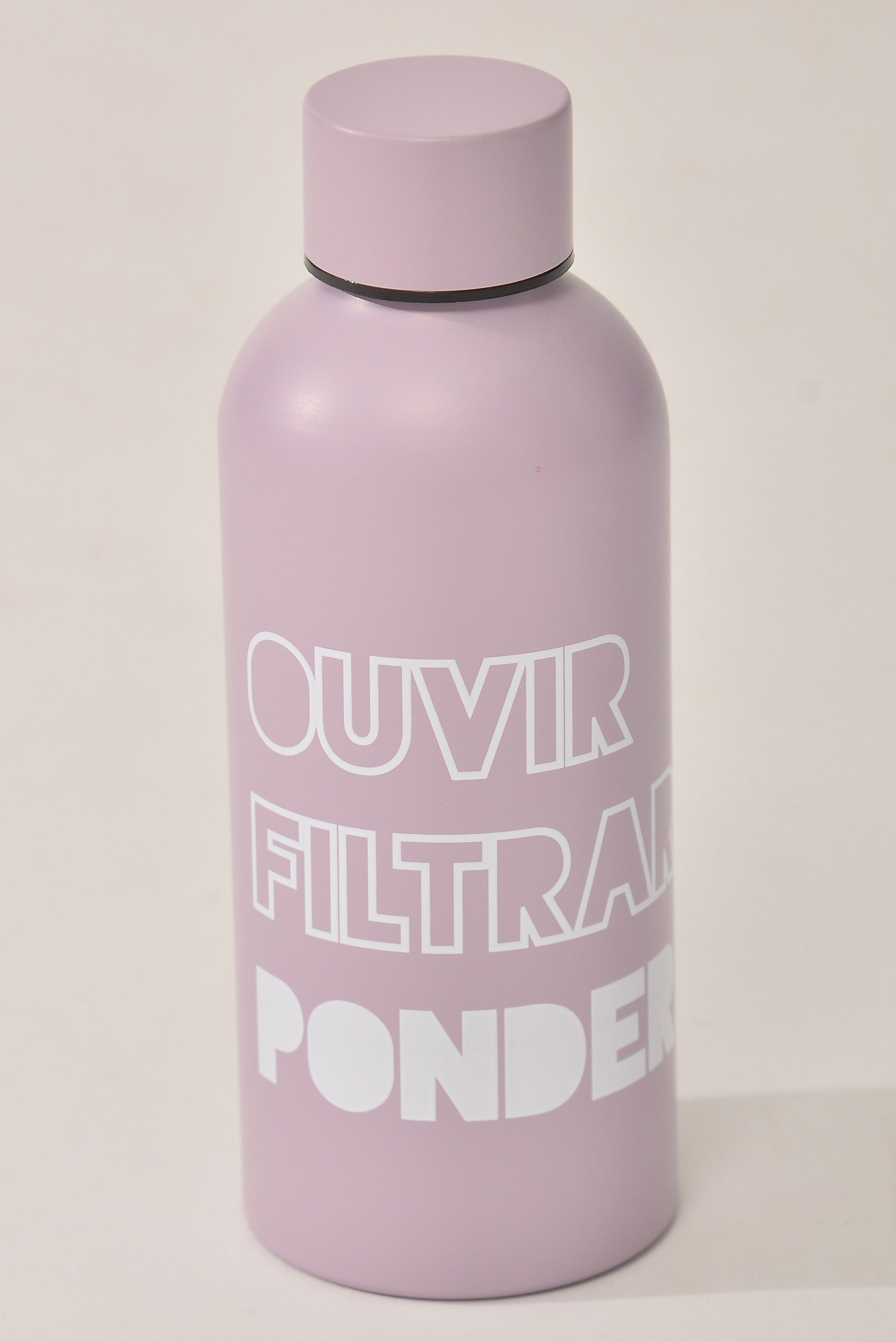 Garrafa Squeeze Alumínio 600ml Lilás