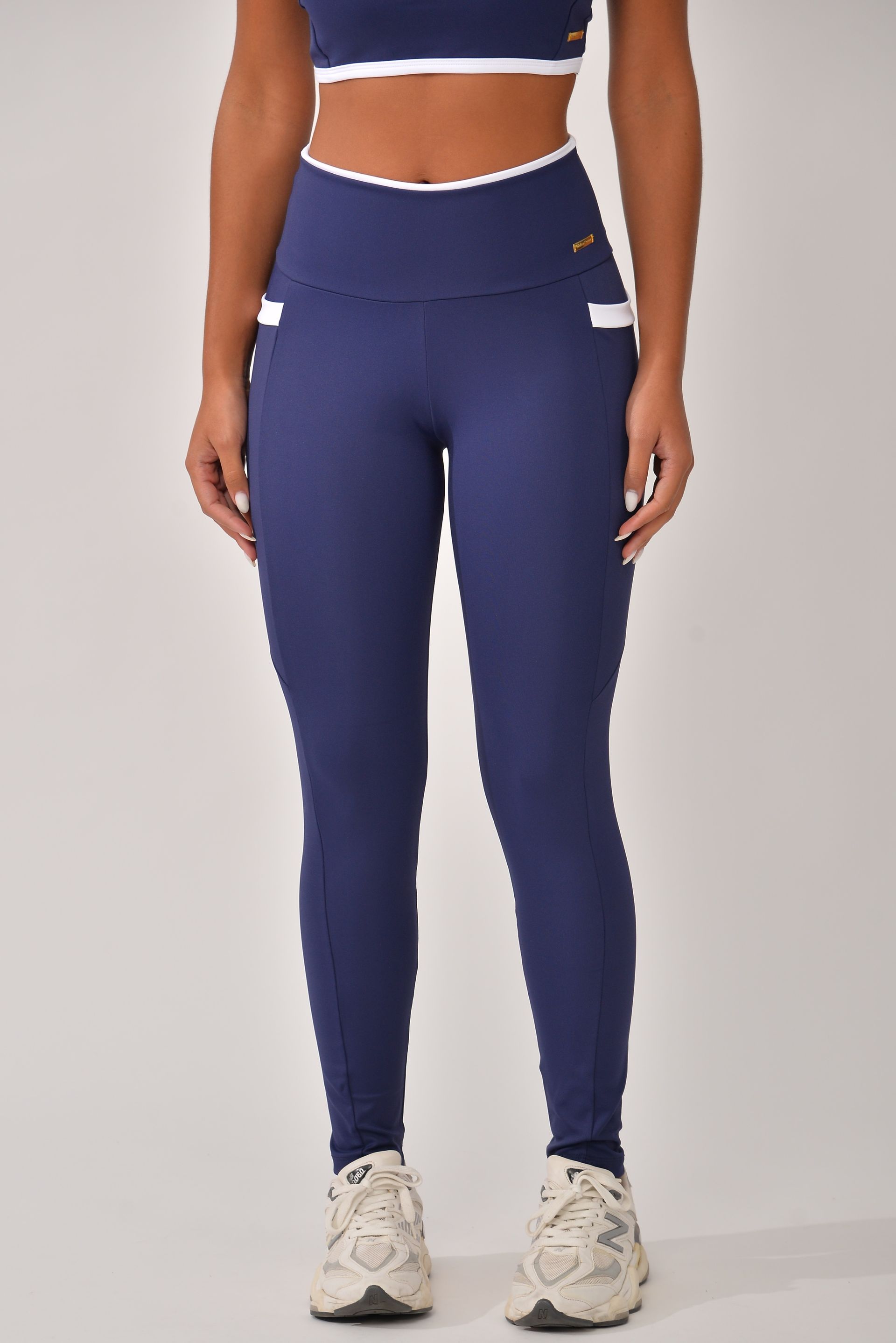 Legging Fitness Com Bolso Marinho Vibre