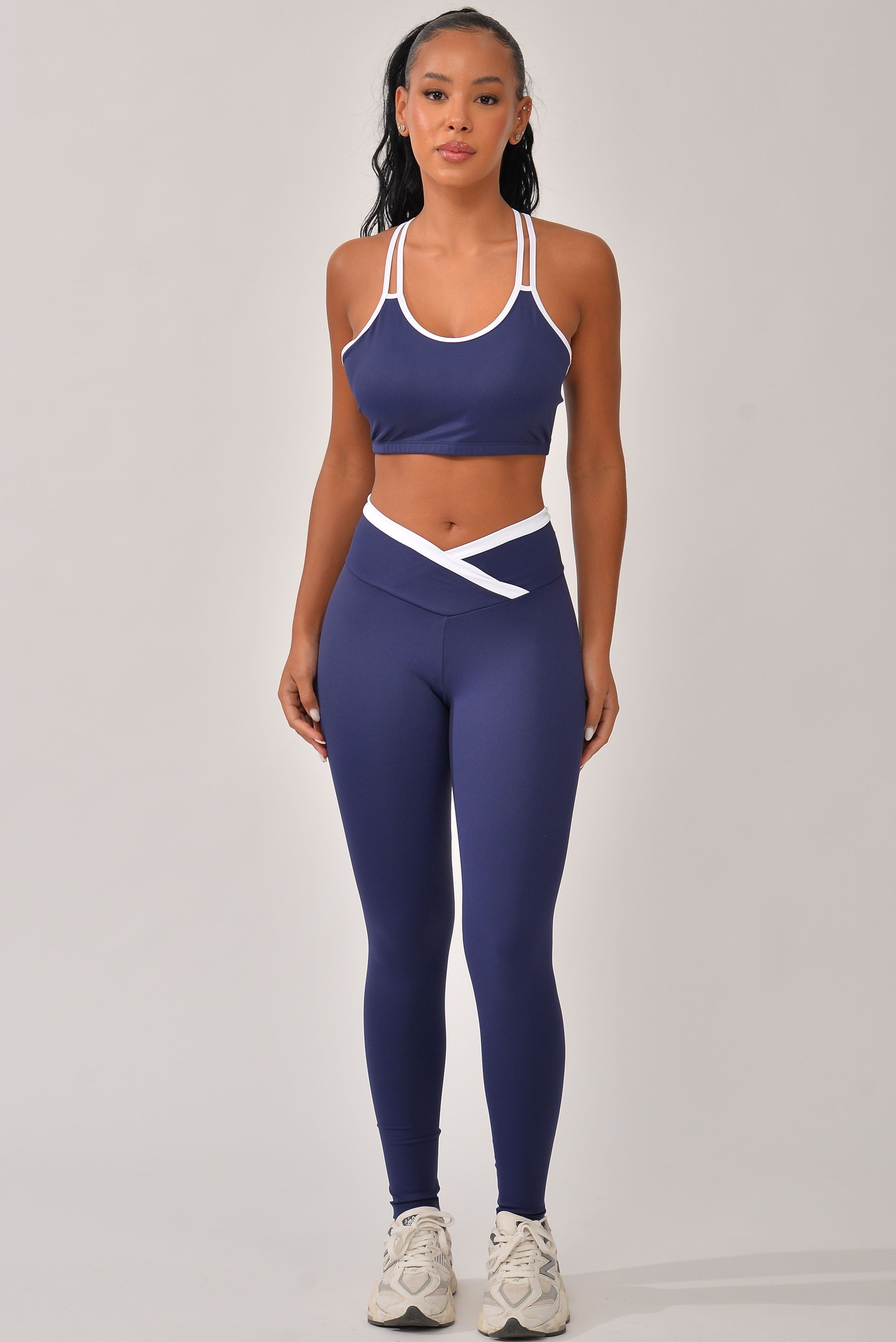 Conjunto Legging Fitness Marinho Bruma