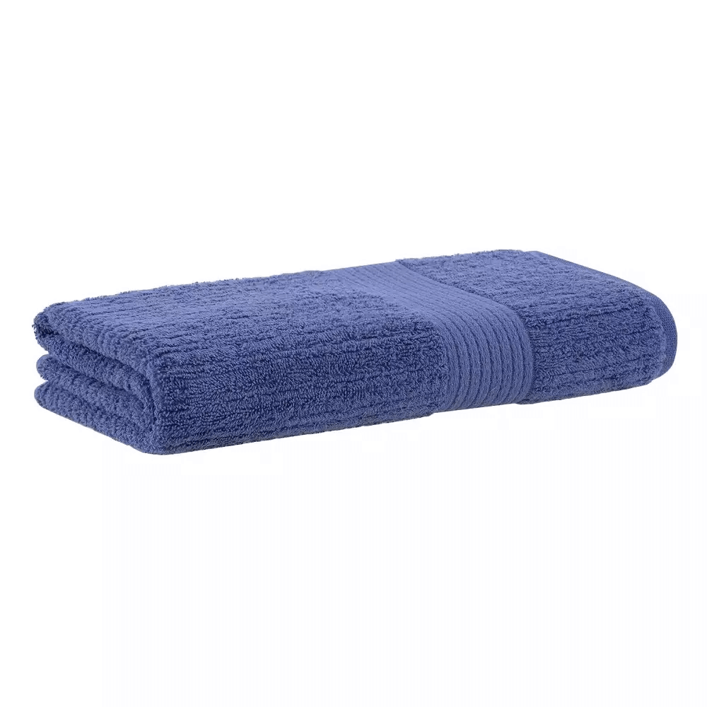 Toalha de Rosto Avulsa Buddemeyer Fio Penteado 48 x 85cm - Azul Médio