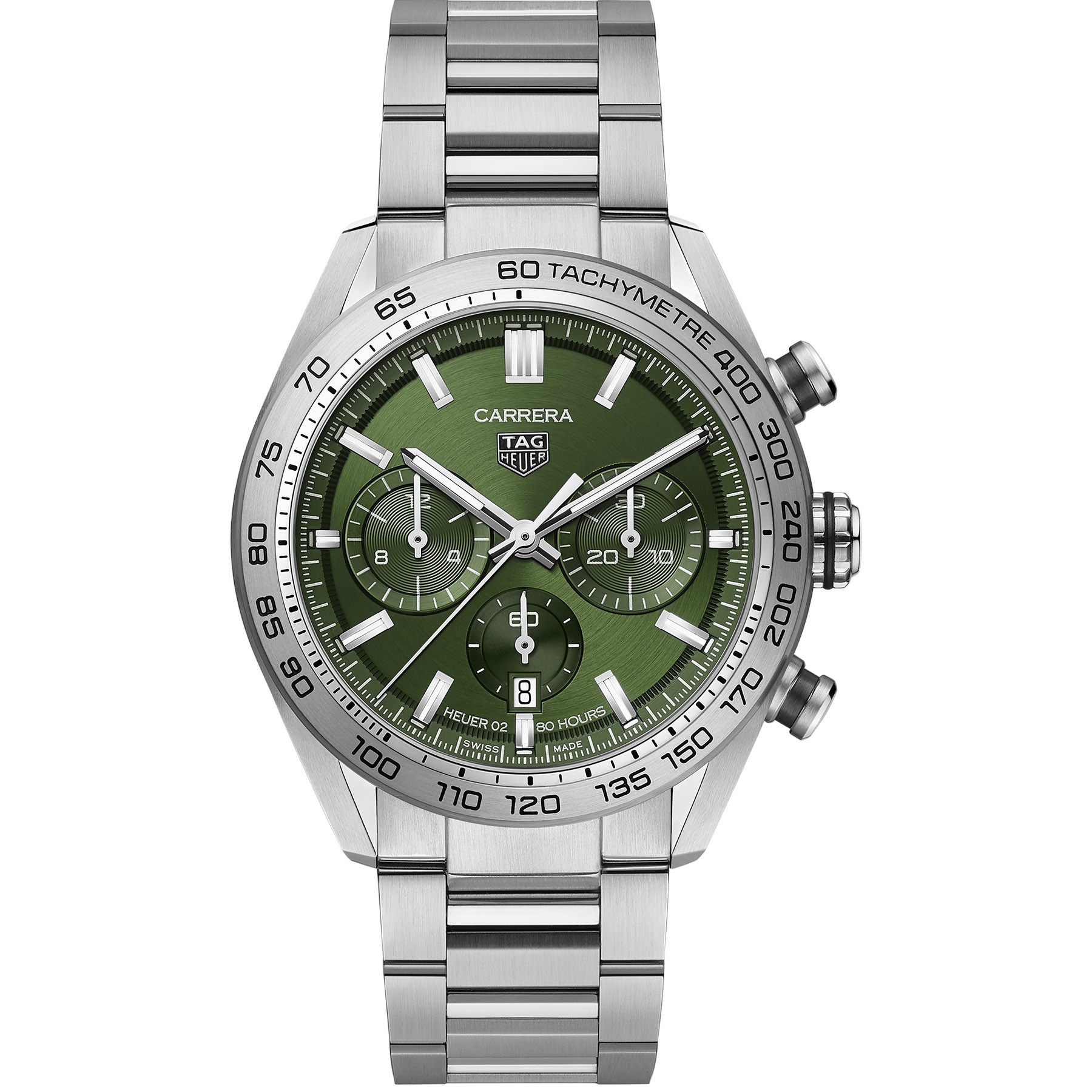 TAG Heuer Carrera Calibre Heuer 02 Autom tico Masculino Verde