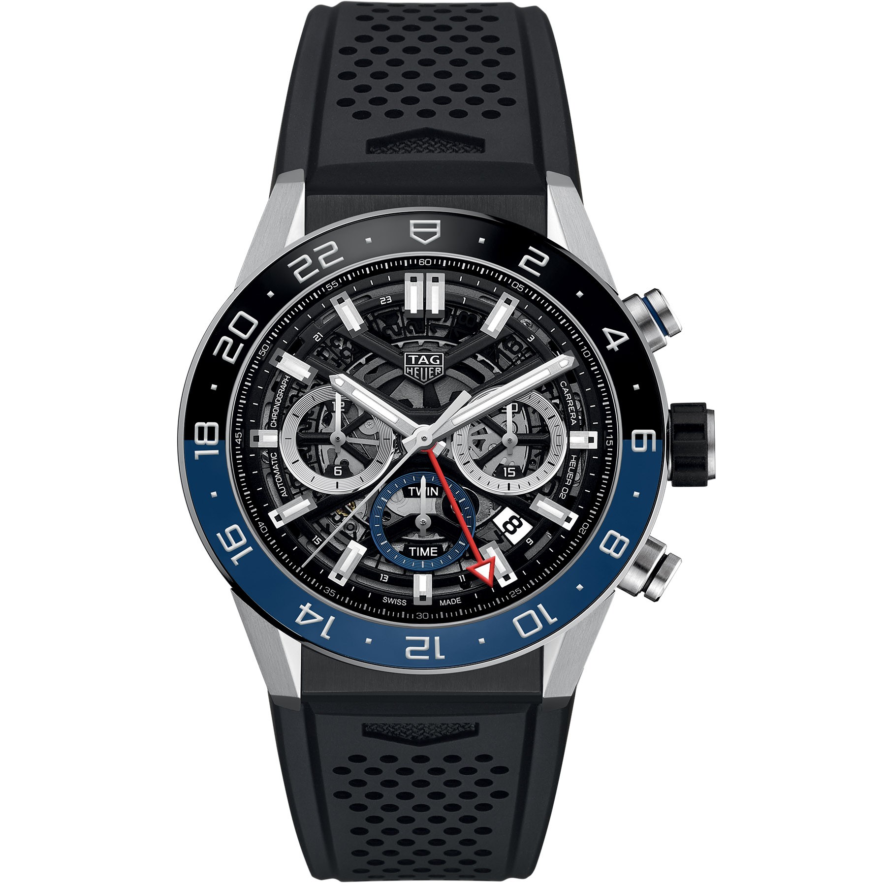 TAG Heuer Carrera Calibre Heuer 02 Autom tico Masculino Preto