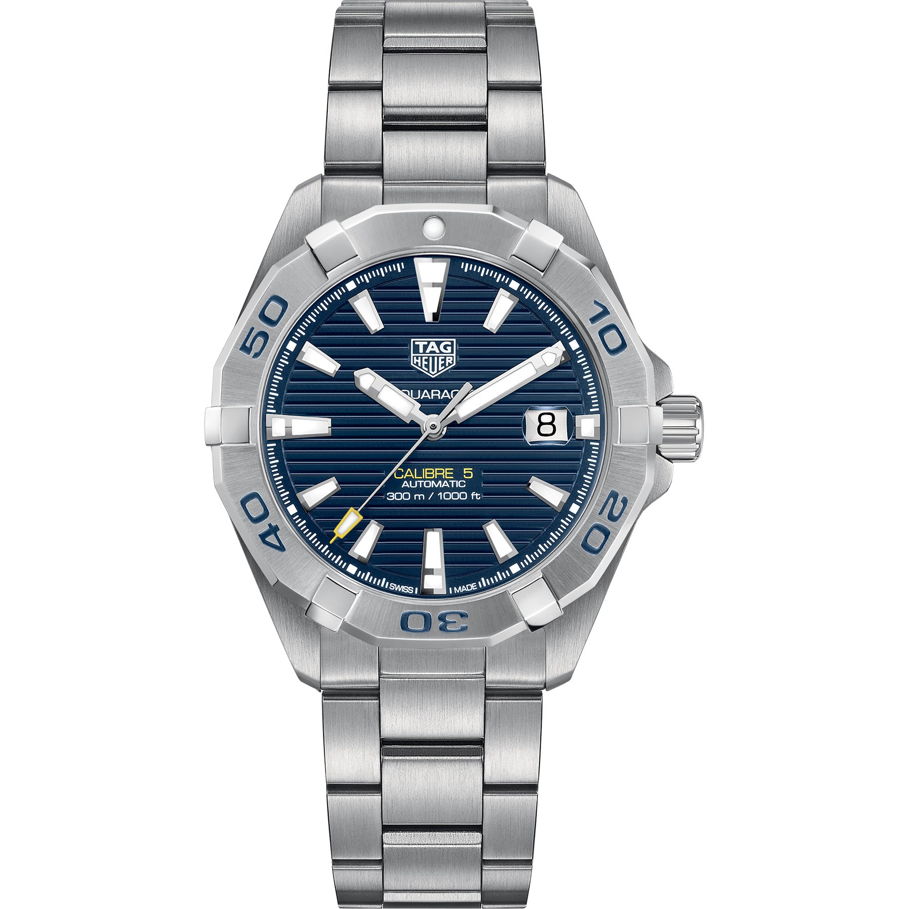 TAG Heuer Aquaracer Calibre 5 Autom tico Masculino Azul A o 3