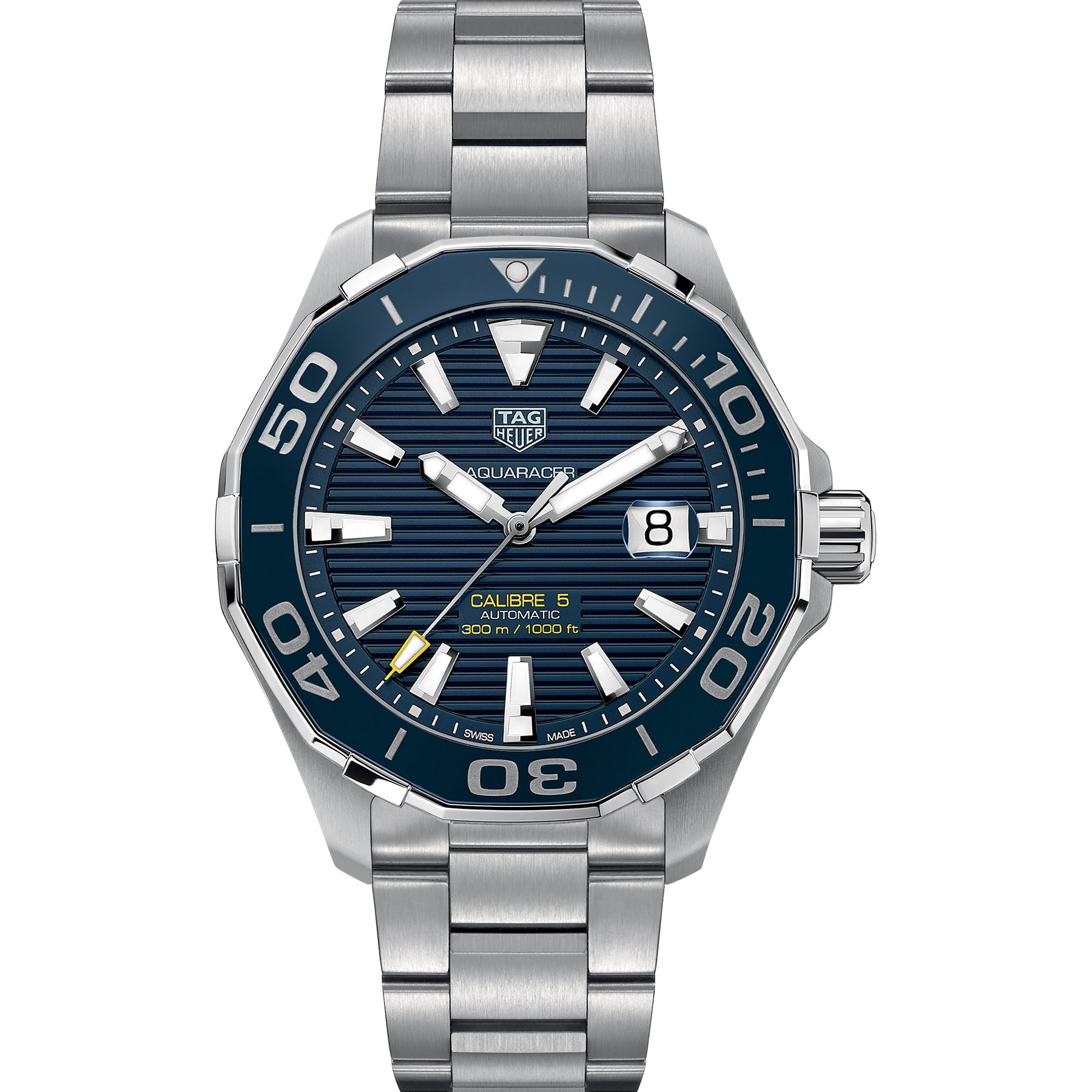 TAG Heuer Aquaracer Calibre 5 Autom tico Masculino Azul A o 3