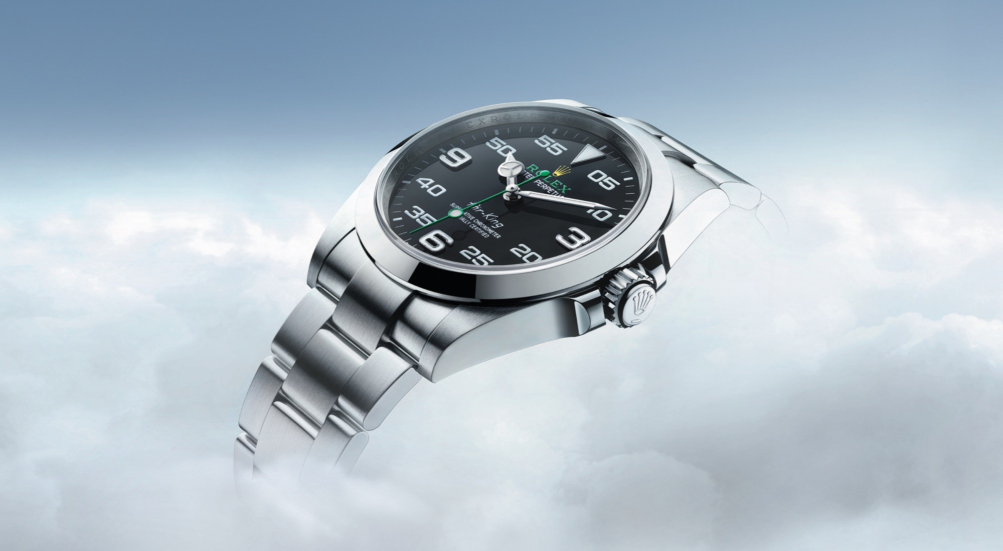 Rolex Air-King em Oyster, 40 mm, aço Oystersteel , m126900-0001 - Kulkes