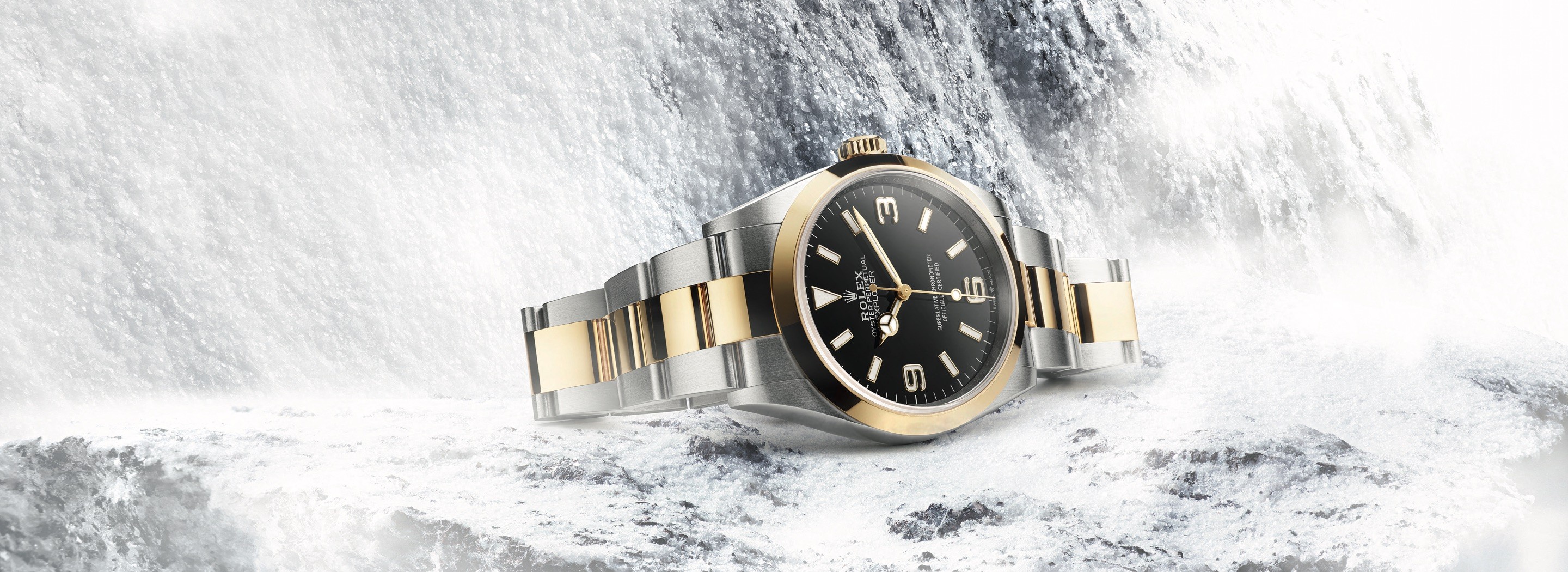 Rolex Explorer em Oyster, 36 mm, aço Oystersteel e ouro amarelo , m124273-0001 - Kulkes