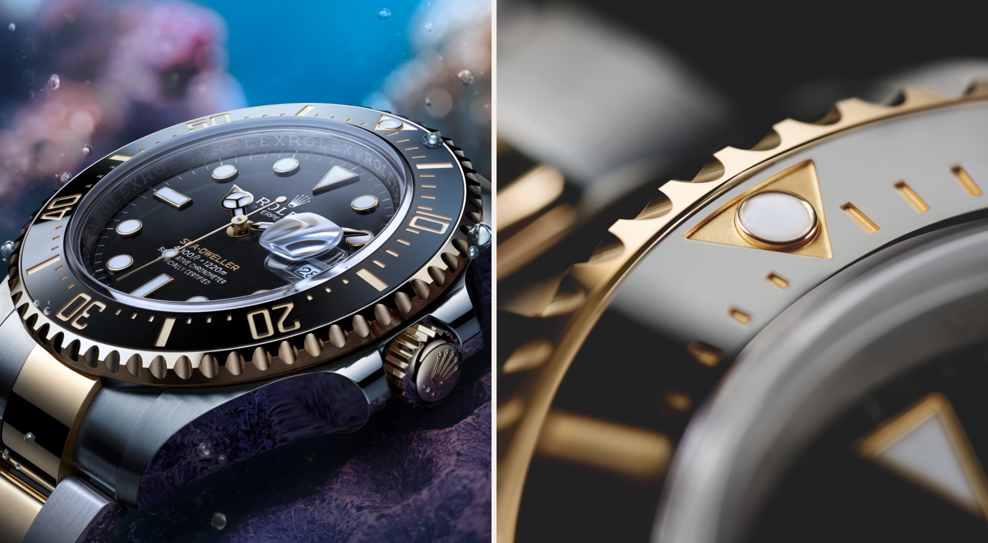 Rolex Sea-Dweller em Oyster, 43 mm, aço Oystersteel e ouro amarelo , m126603-0001 - Kulkes