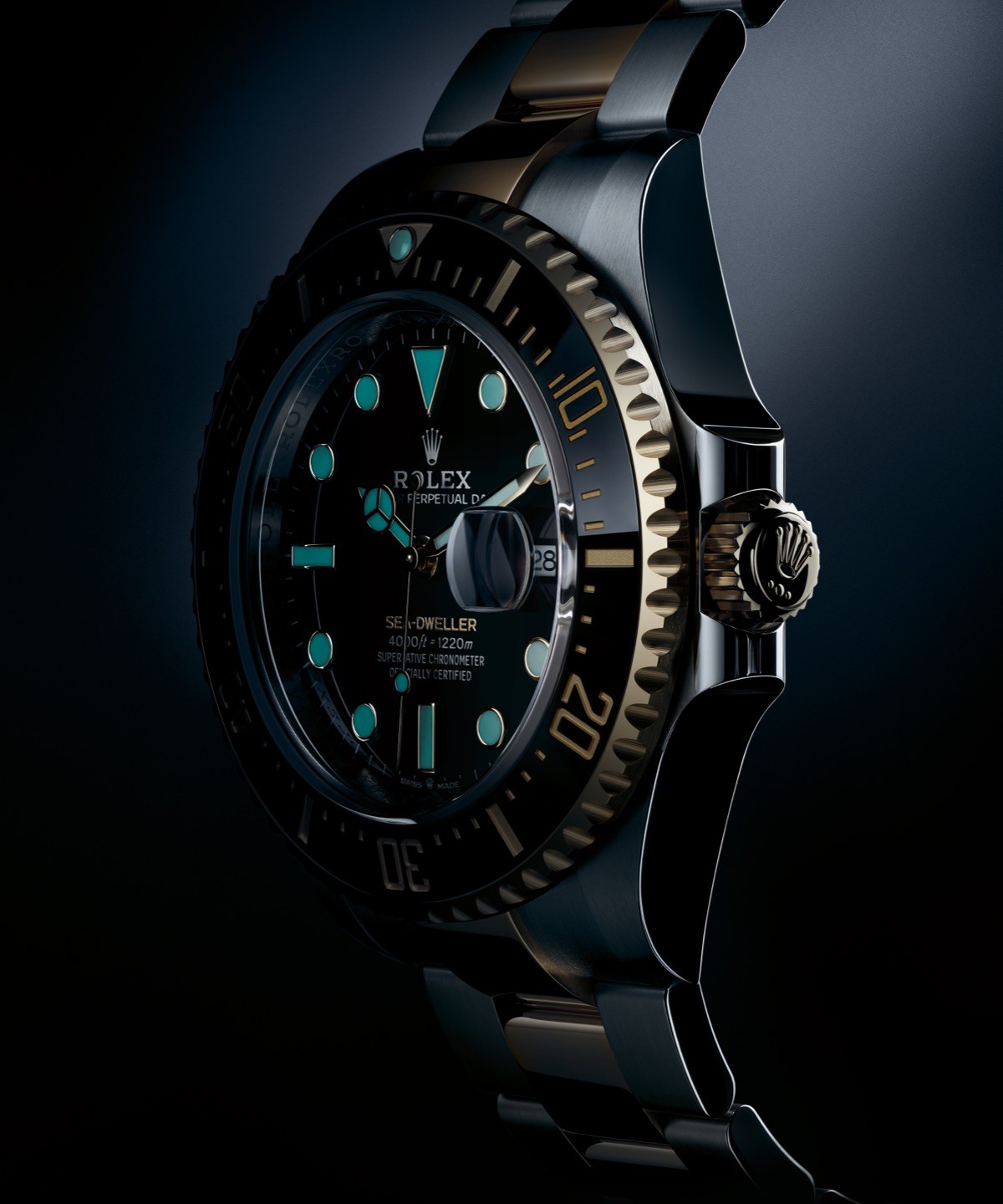 Rolex Sea-Dweller em Oyster, 43 mm, aço Oystersteel e ouro amarelo , m126603-0001 - Kulkes