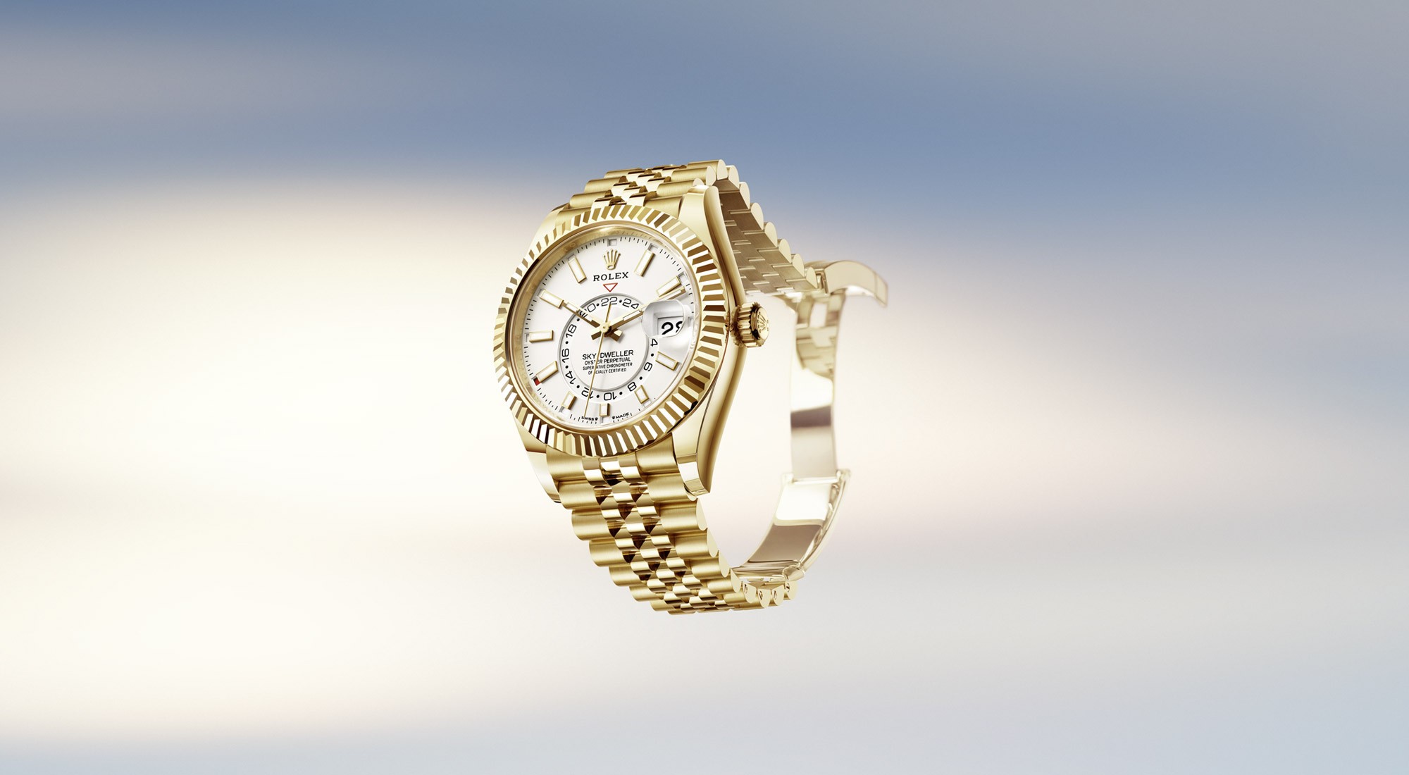 Rolex Sky-Dweller em Oyster, 42 mm, ouro Everose , m336935-0004 - Kulkes