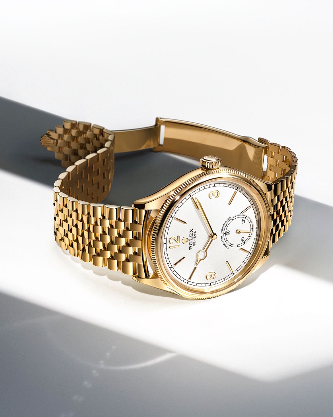 O modelo 1908 perpetua a ousadia que está na origem da Rolex