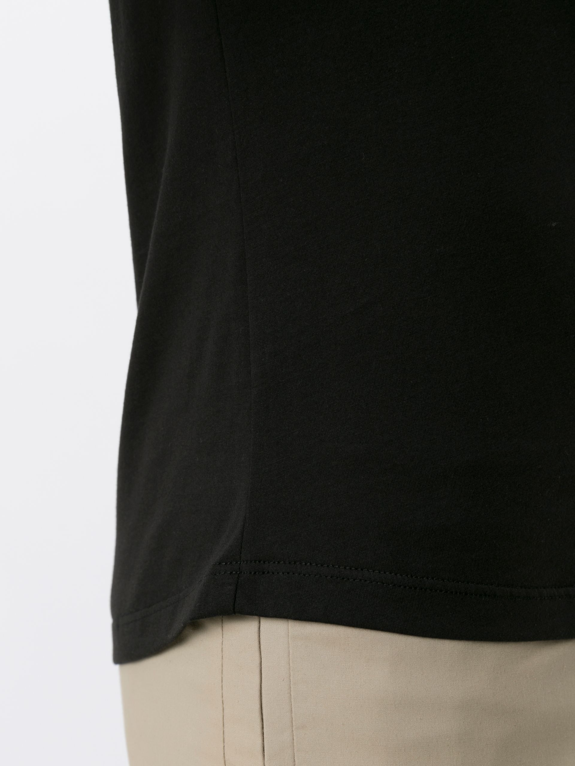 Curved Pima Short Sleeve Tshirt