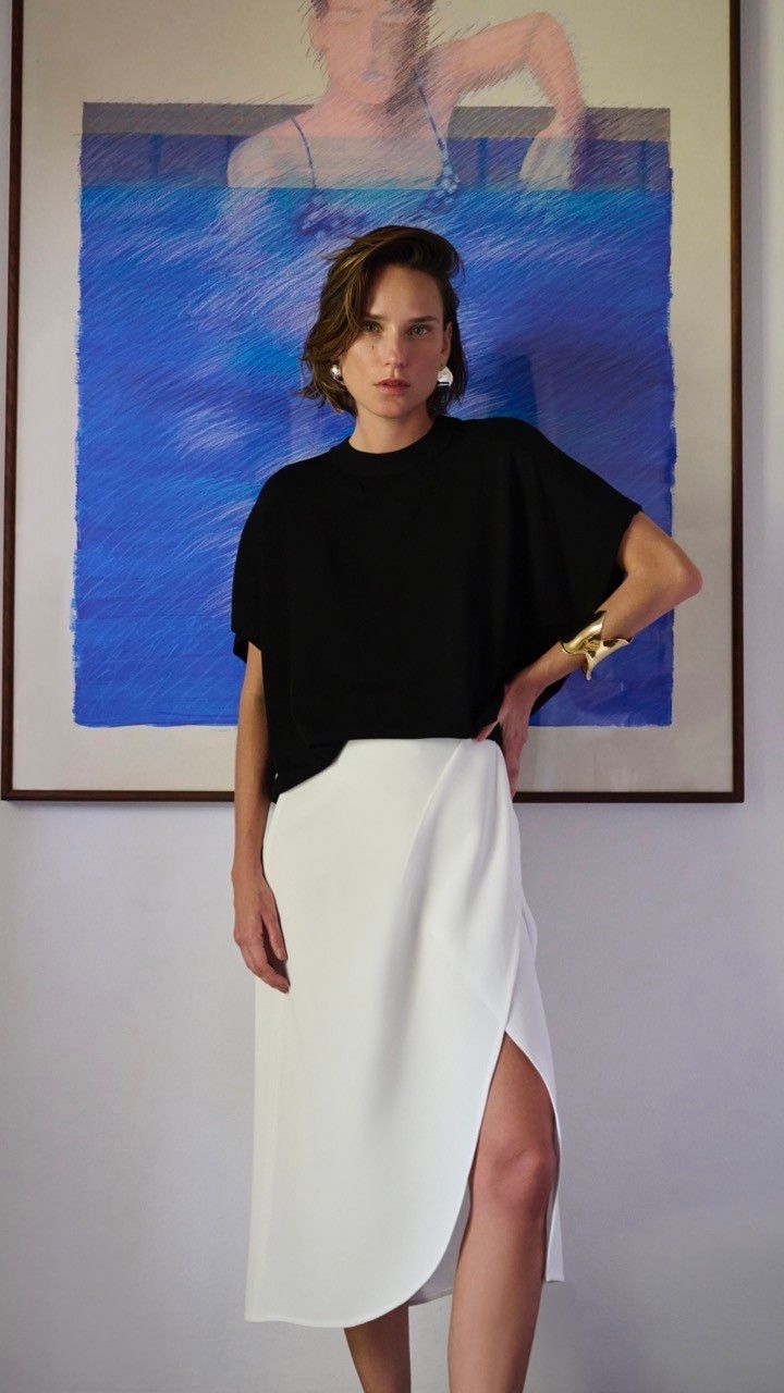 SAIA MIDI PREGAS CREPE