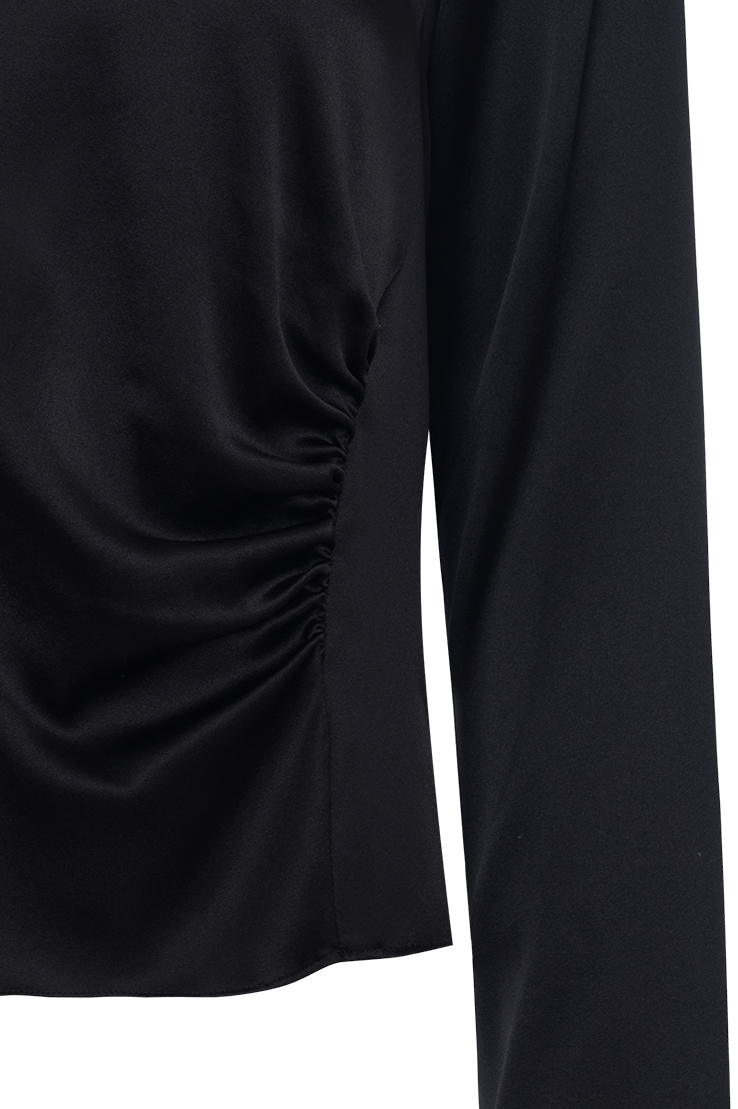 BLUSA SEDA FRANZIDO