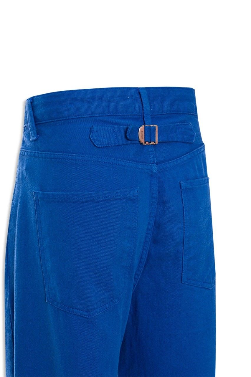 CALÇA AMPLA SARJA MARTINGALE