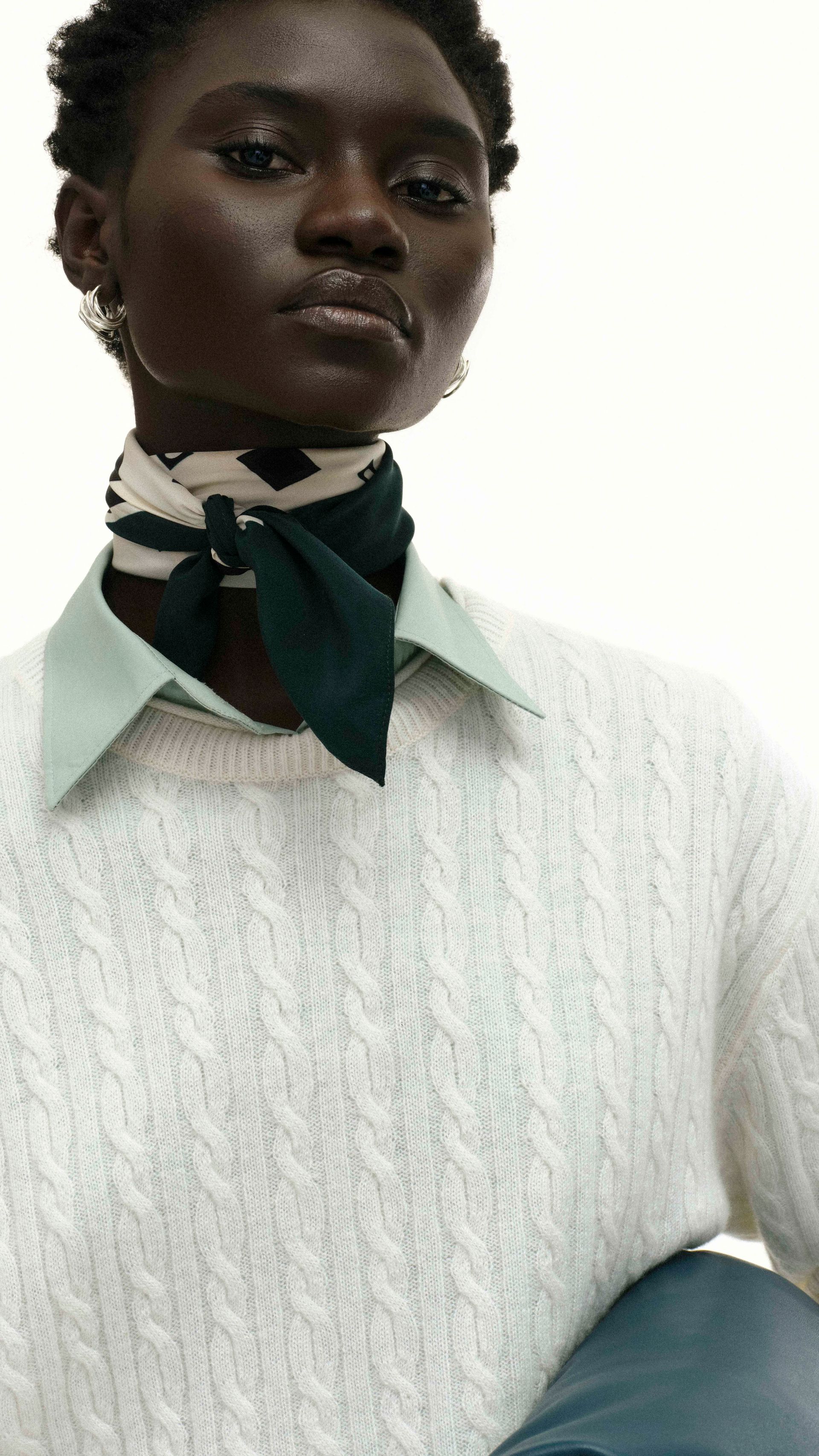 SWEATER TRANÇA CASHMERE