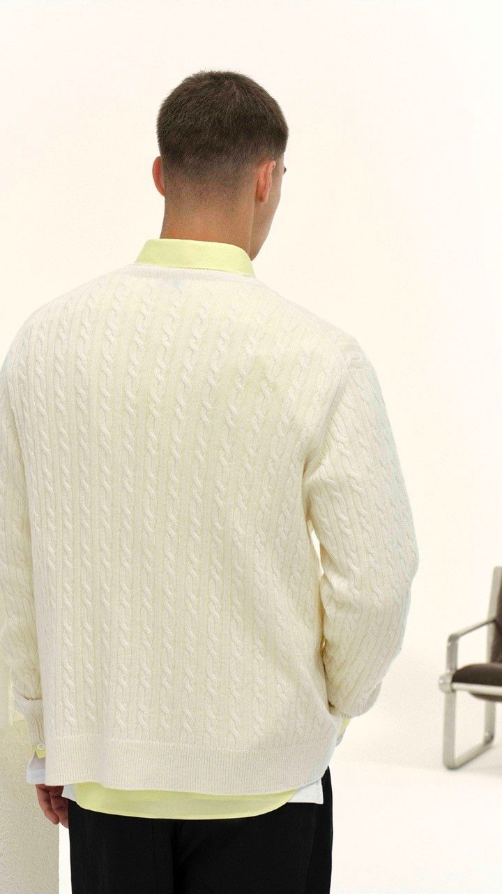 SWEATER TRANÇA CASHMERE