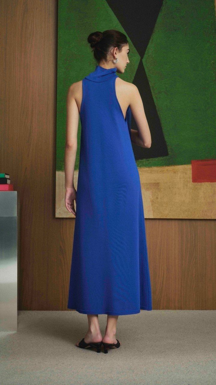 VESTIDO GOLA ALTA