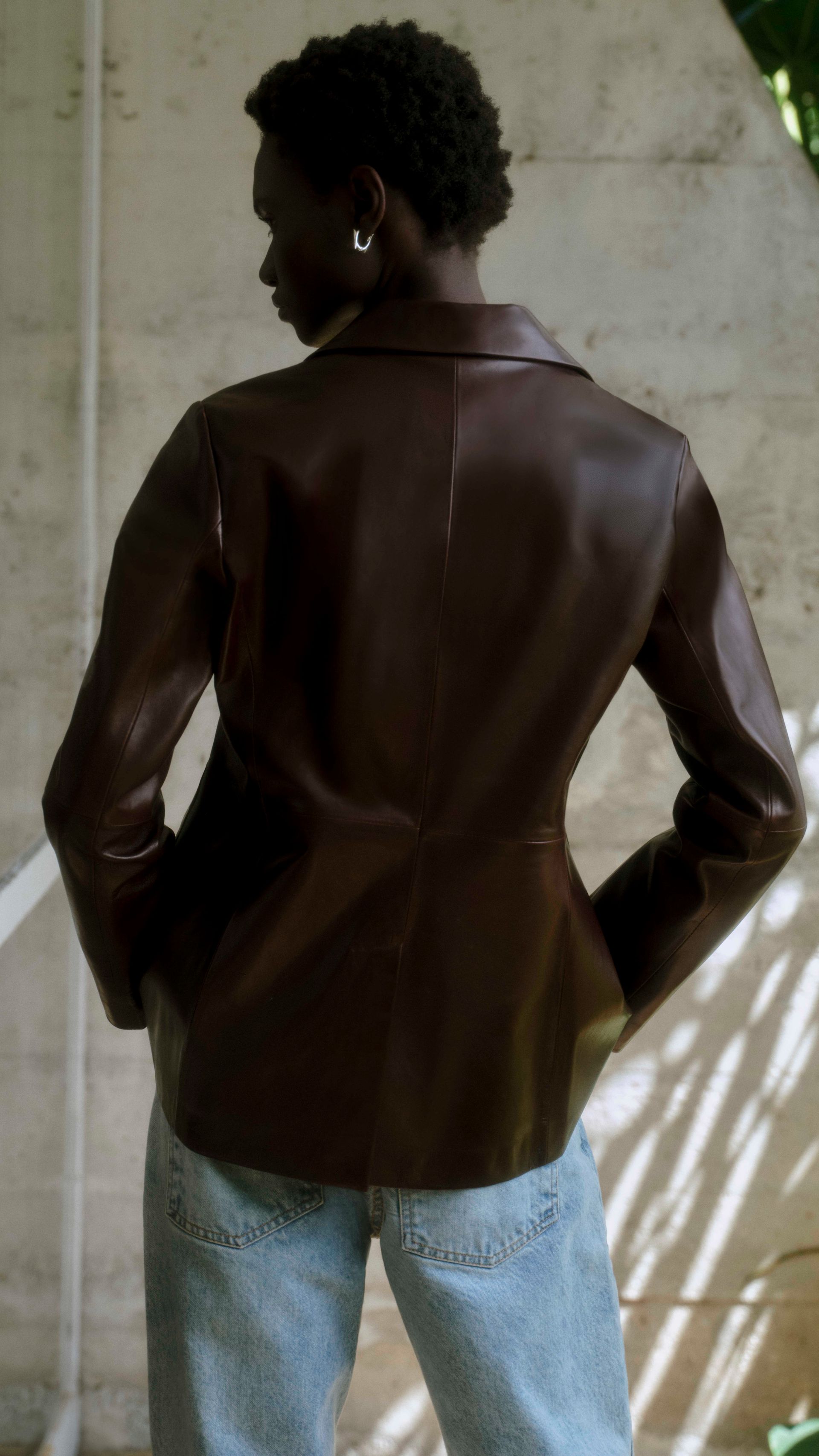 BLAZER COURO