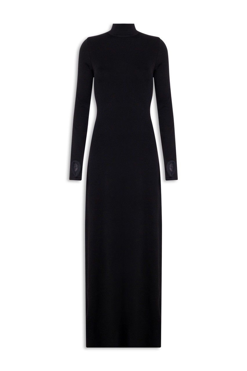 VESTIDO DECOTE  COSTAS TRICOT