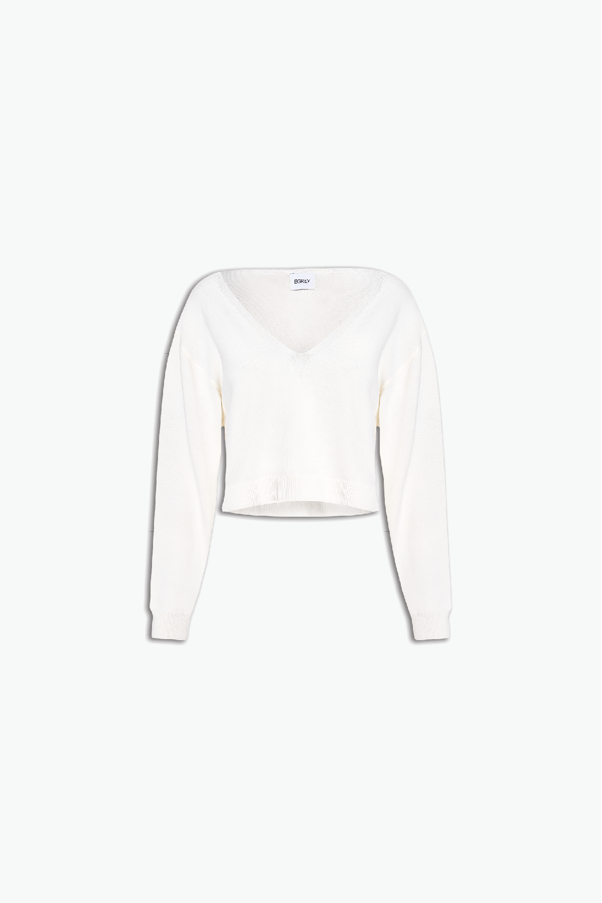 BLUSA GOLA V CURTA TRICOT