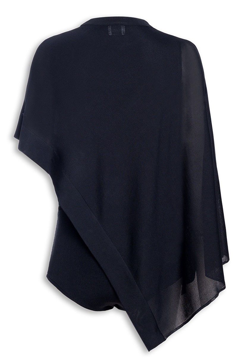 BODY COM PONCHO LEVE TRICOT