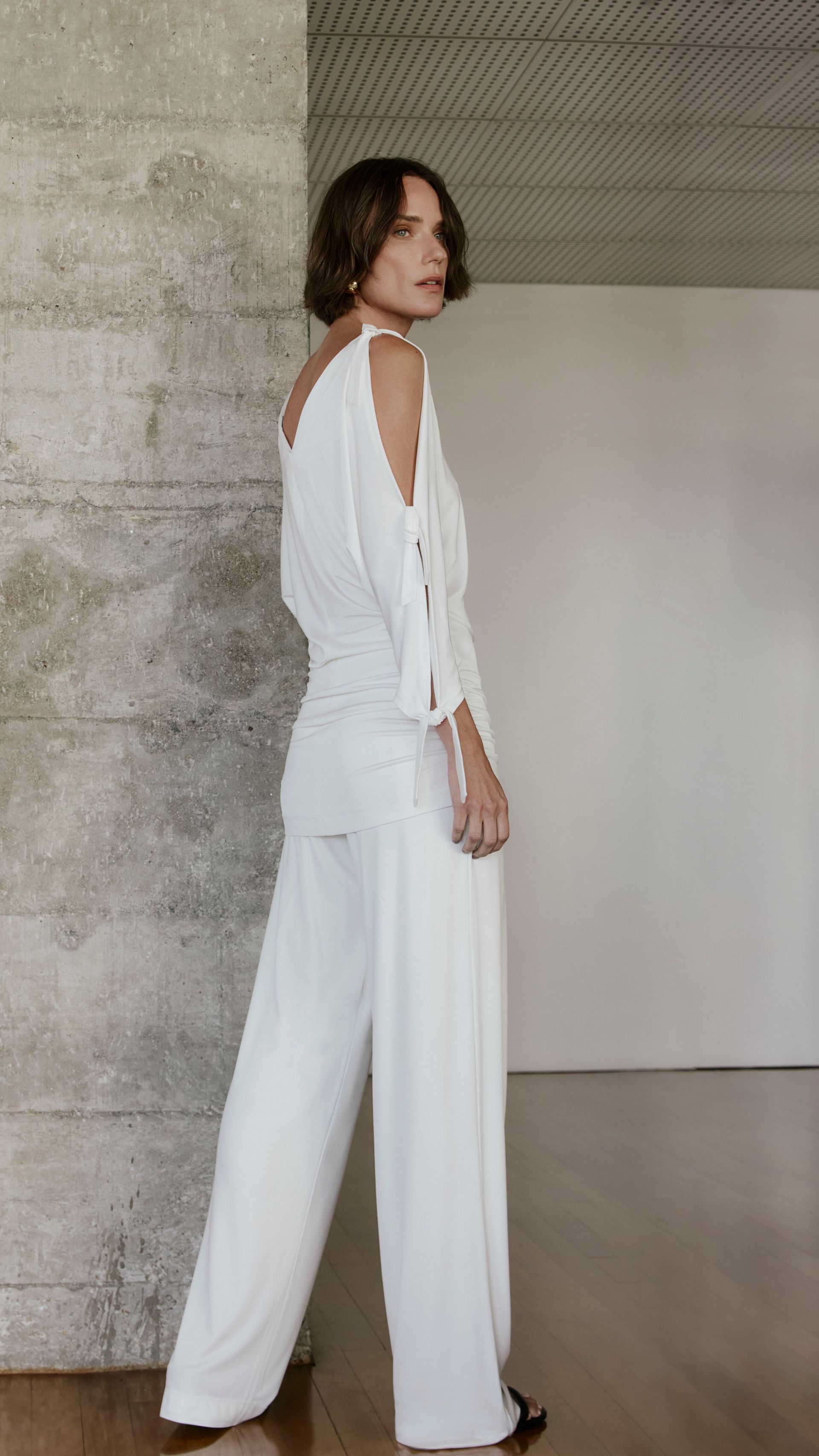 CALÇA RETA JERSEY
