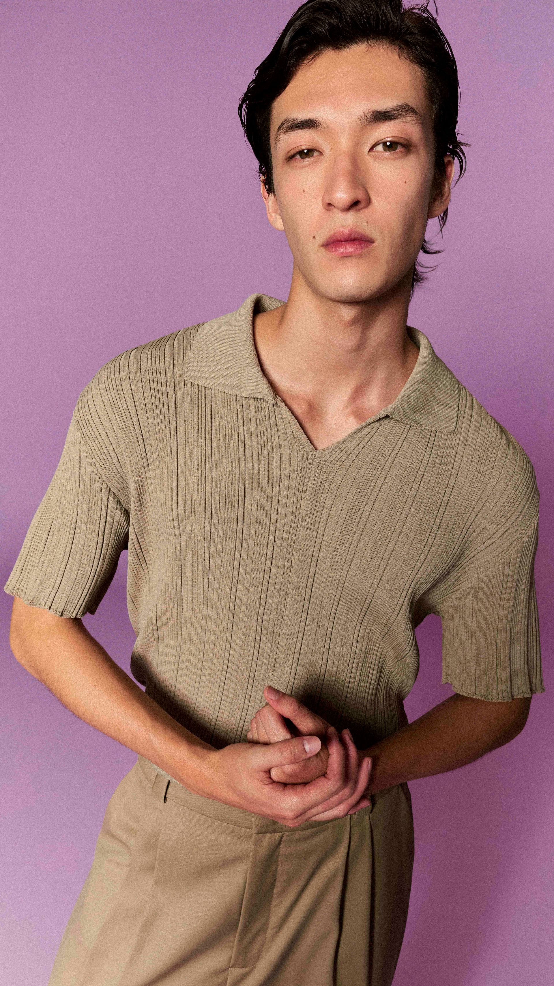 POLO CANELADA TRICOT