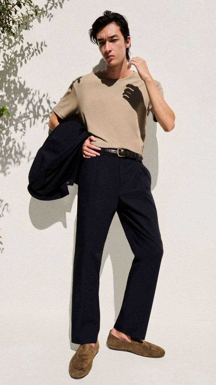 CALÇA PREGA TWILL