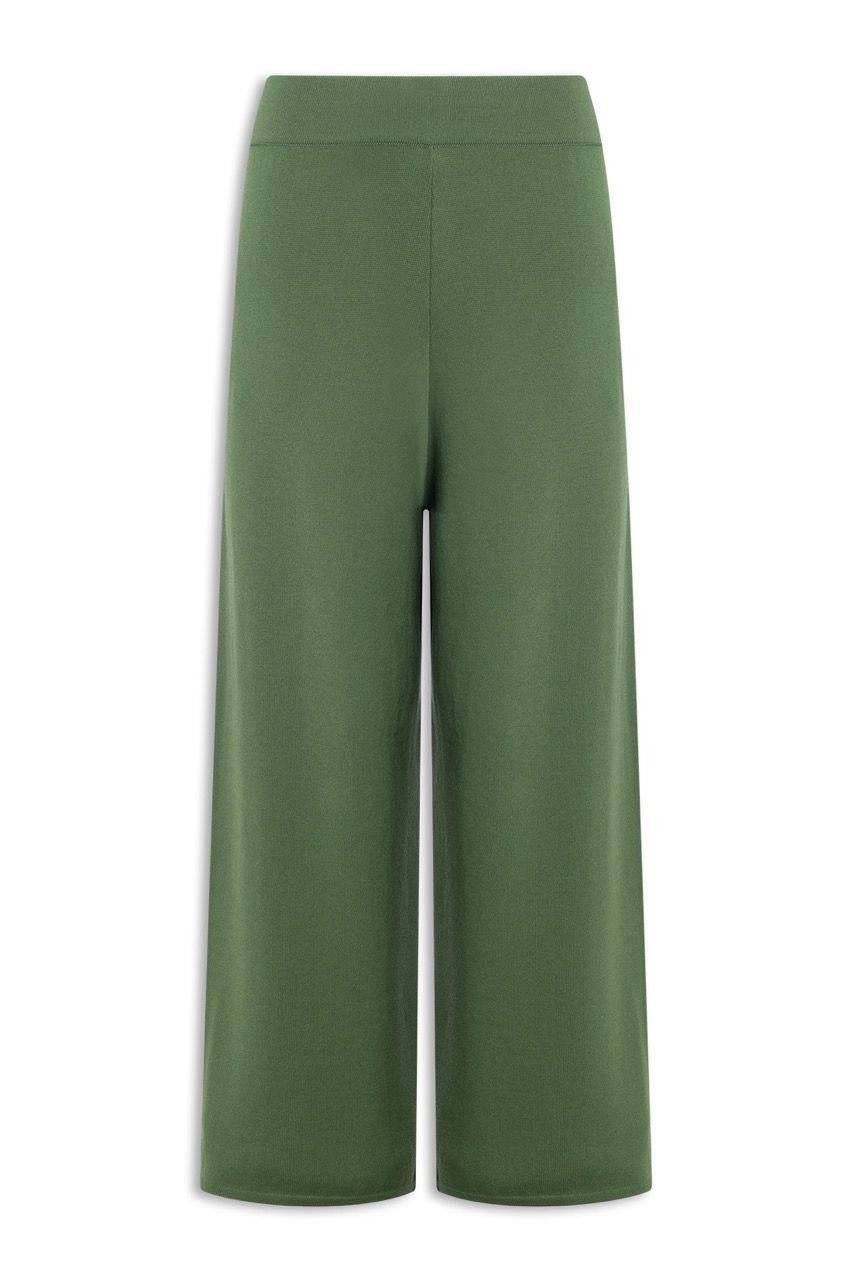 CALÇA CROPPED TRICOT