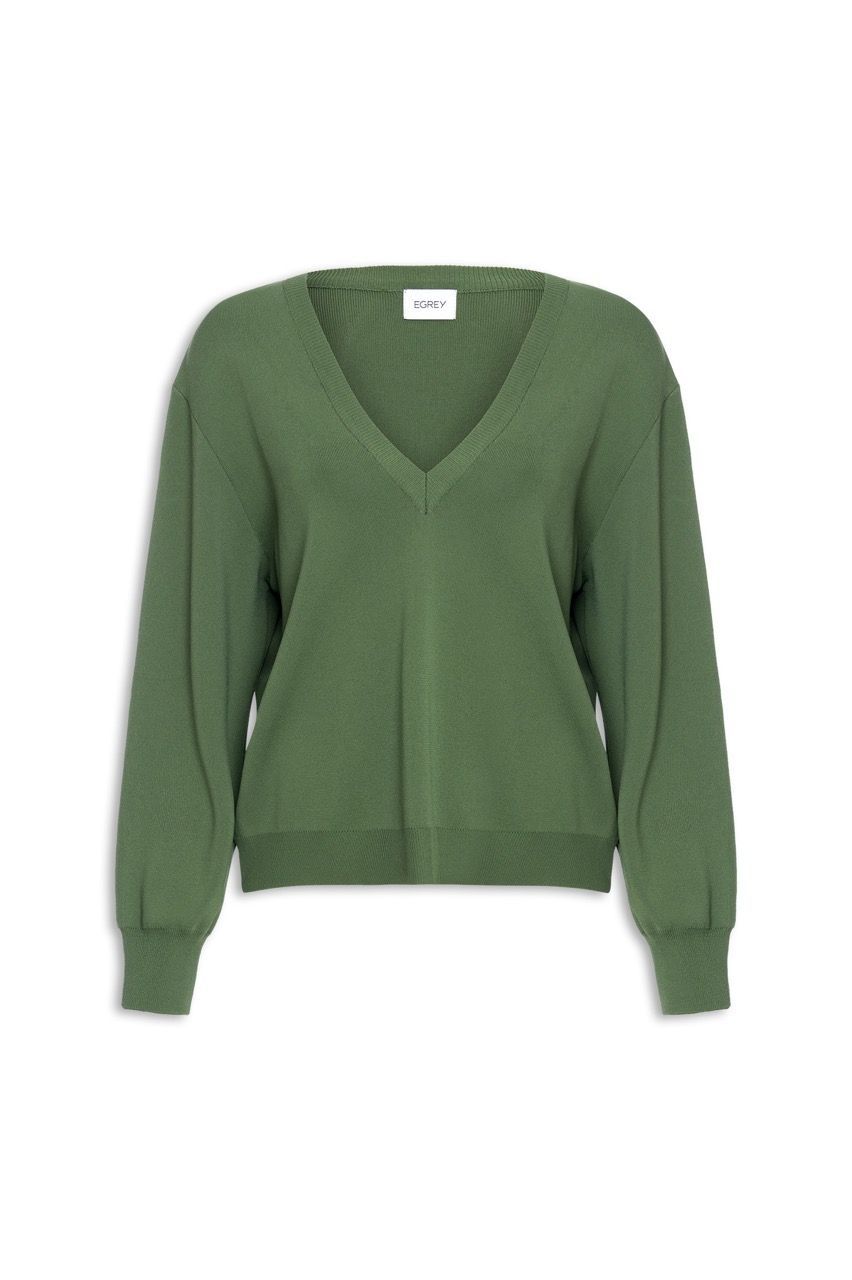 SWEATER LEVE DECOTE V