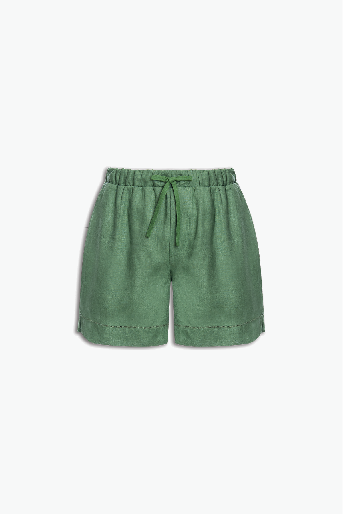 SHORT AJOUR LINHO