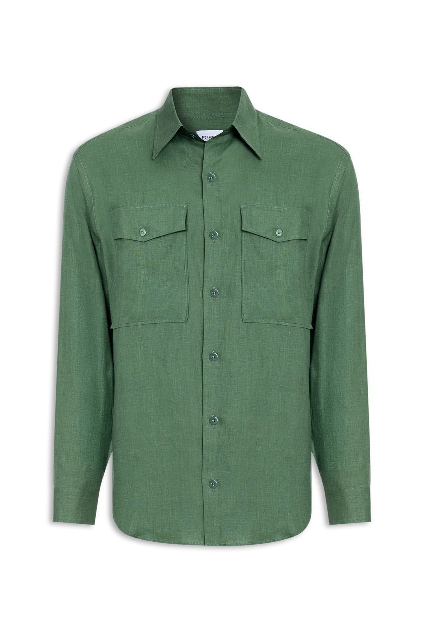 CAMISA LINHO BOLSOS