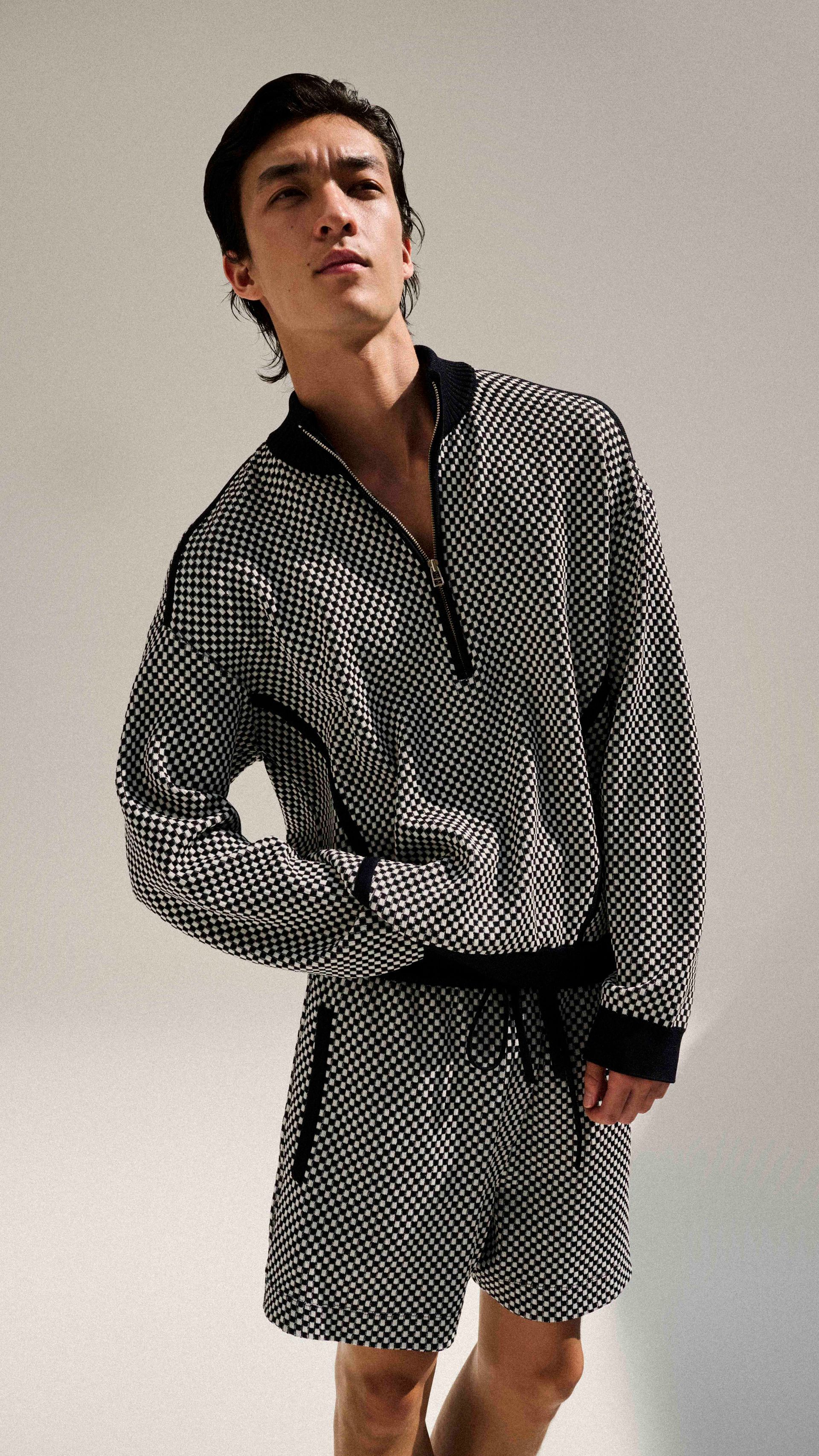 SWEATER XADREZ TRICOT