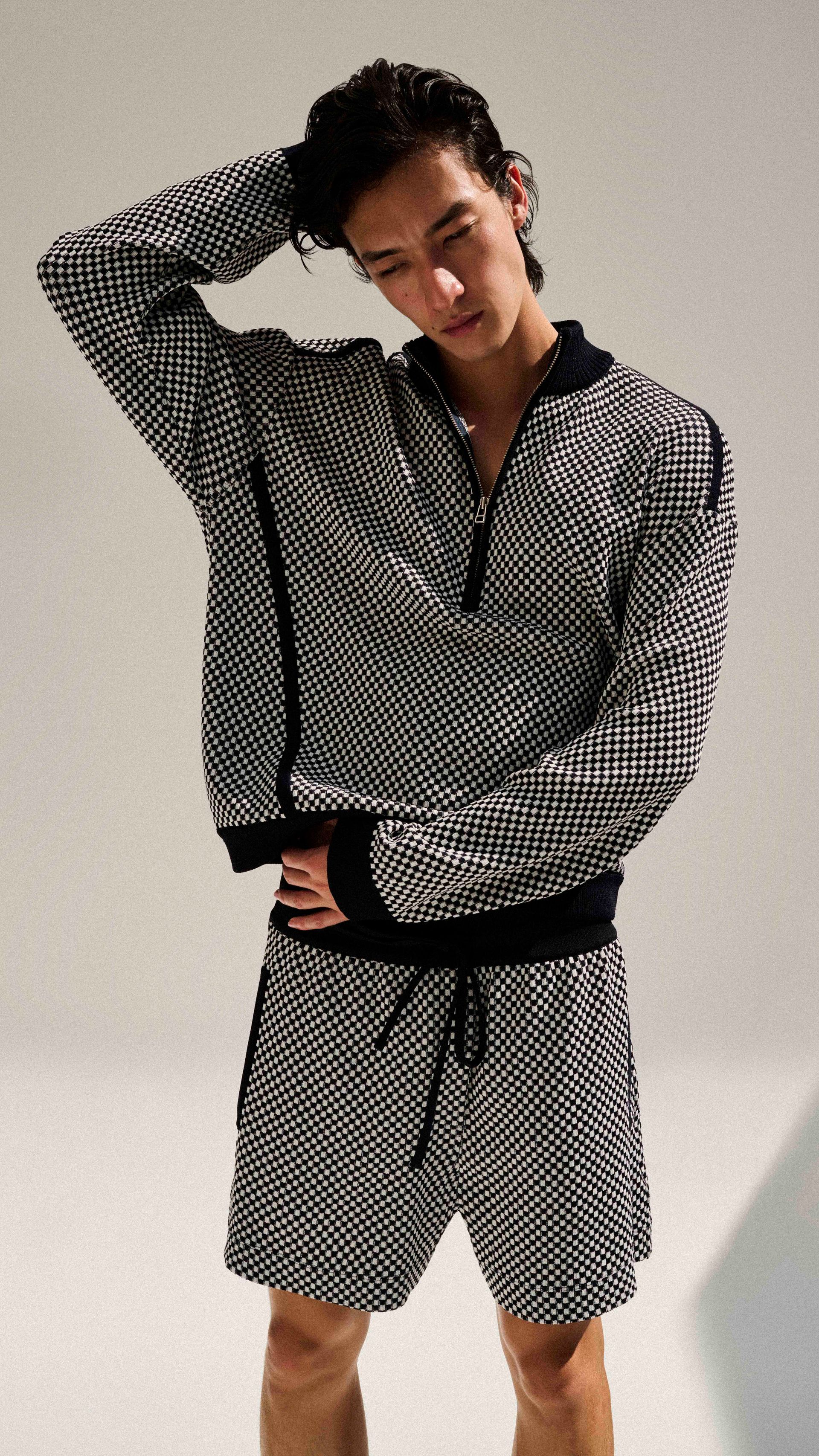 SWEATER XADREZ TRICOT