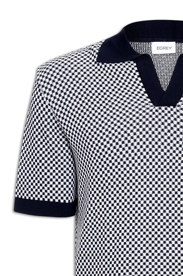 POLO XADREZ TRICOT