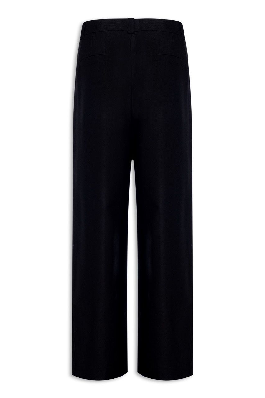 CALÇA AMPLA PREGA CINTO