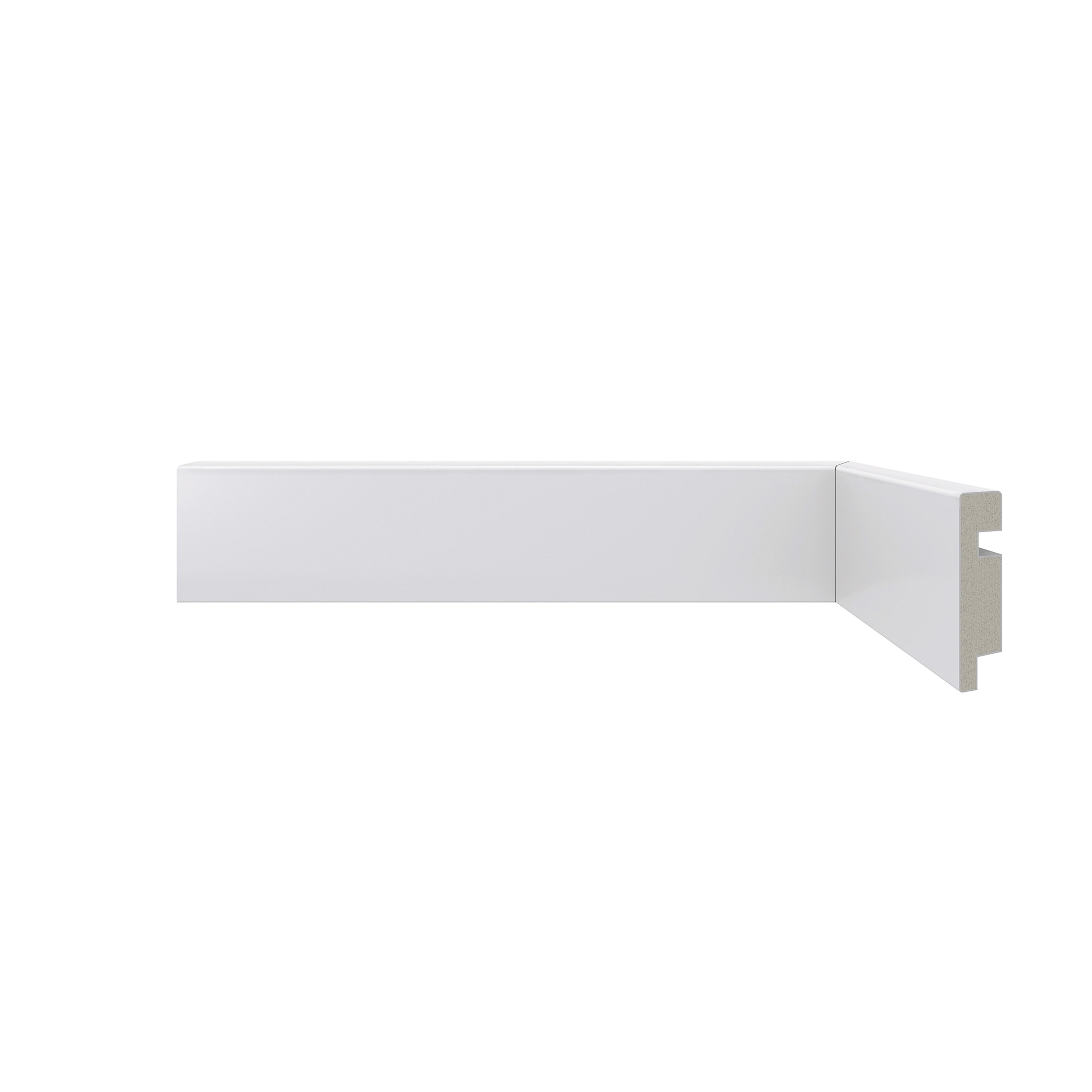 Rodape Poliesti Santa Luzia 5cm 473 Barra C24m Branco Elevato 6531