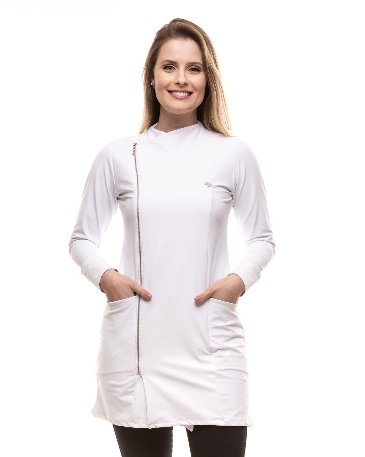 Jaleco Feminino Aretha Branco