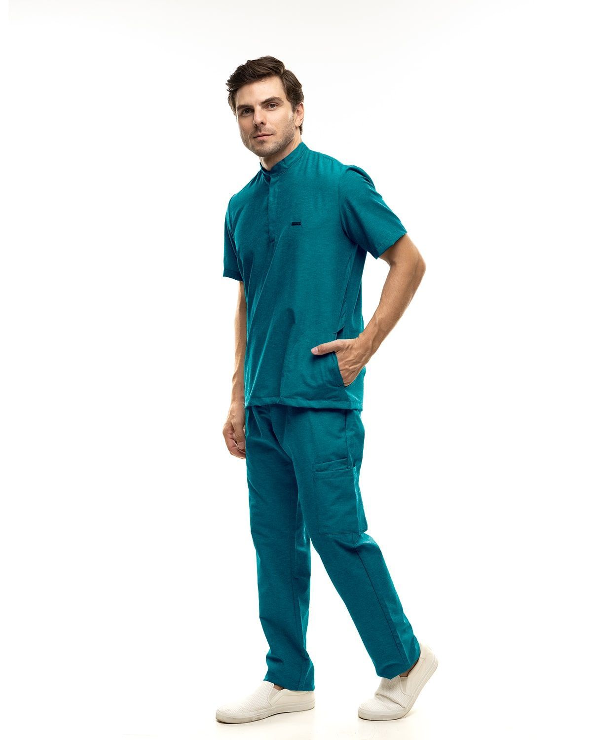 Scrub Pijama Cirúrgico Masculino Suri Ultramarine
