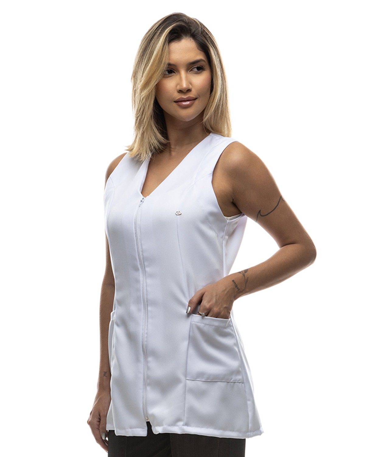 Jaleco Feminino Daisy Branco