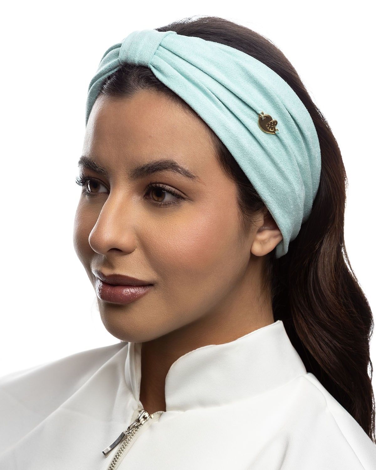 Faixa Turbante Suede Tiffany